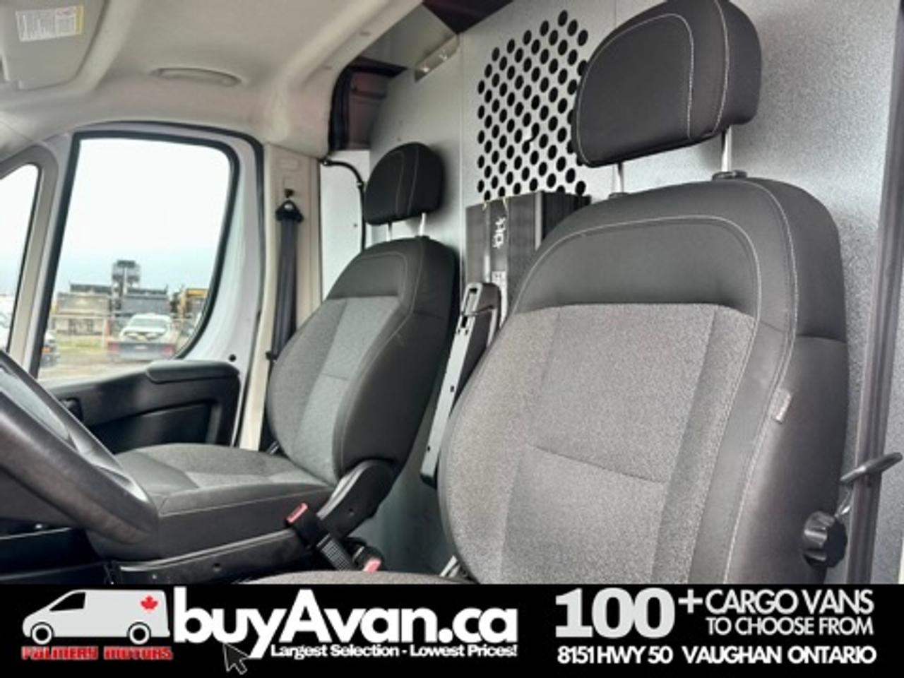 2017 RAM ProMaster Cargo Van Promaster 2500 136WB HR + Racks shelves Divider Photo
