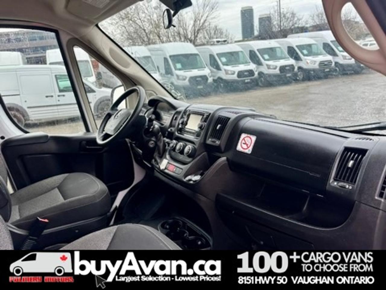 2017 RAM ProMaster Cargo Van Promaster 2500 136WB HR + Racks shelves Divider Photo