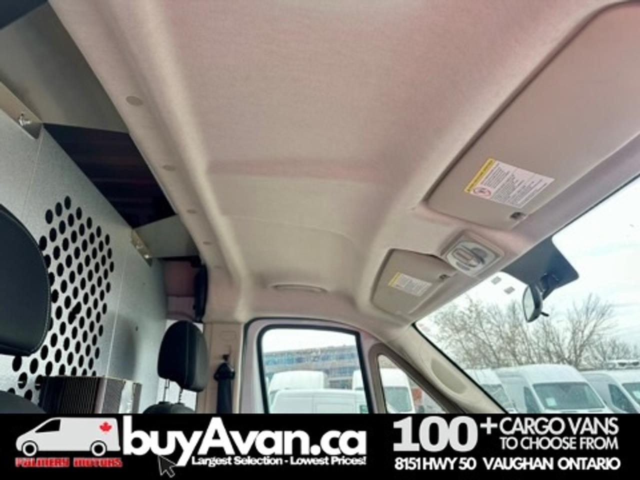 2017 RAM ProMaster Cargo Van Promaster 2500 136WB HR + Racks shelves Divider Photo