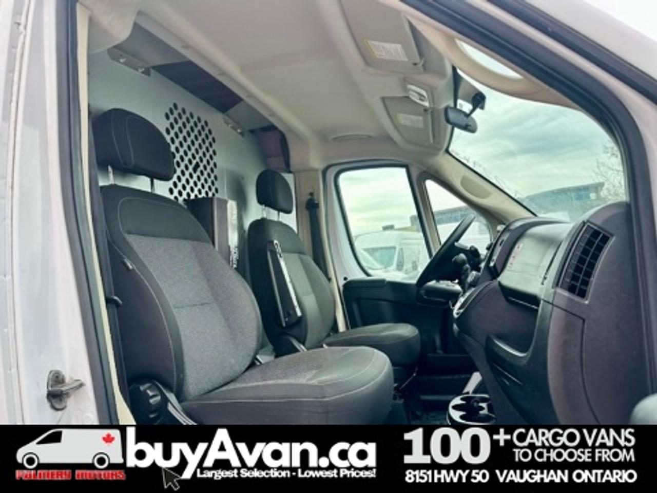 2017 RAM ProMaster Cargo Van Promaster 2500 136WB HR + Racks shelves Divider Photo