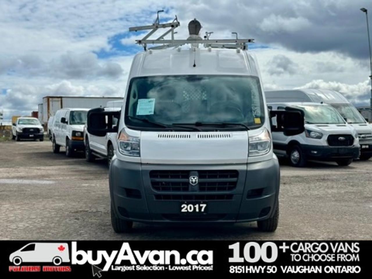 2017 RAM ProMaster Cargo Van Promaster 2500 136WB HR + Racks shelves Divider Photo