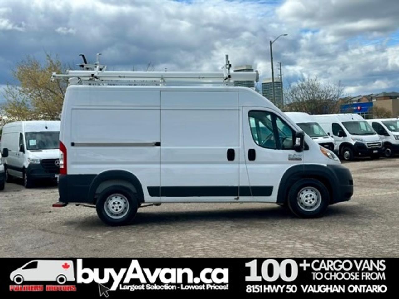 2017 RAM ProMaster Cargo Van Promaster 2500 136WB HR + Racks shelves Divider Photo