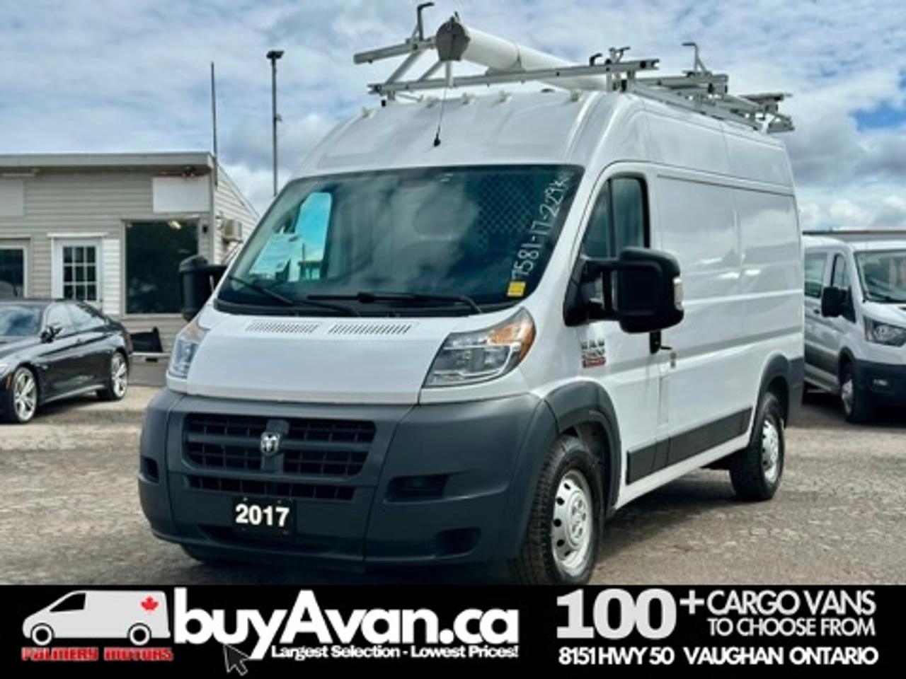 2017 RAM ProMaster Cargo Van Promaster 2500 136WB HR + Racks shelves Divider Photo