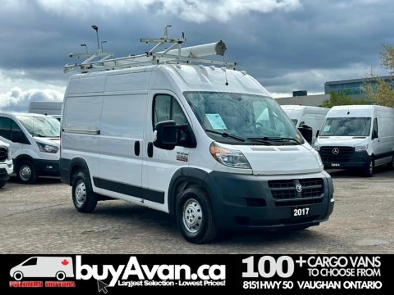 2017 RAM ProMaster Cargo Van Promaster 2500 136WB HR + Racks shelves Divider Photo