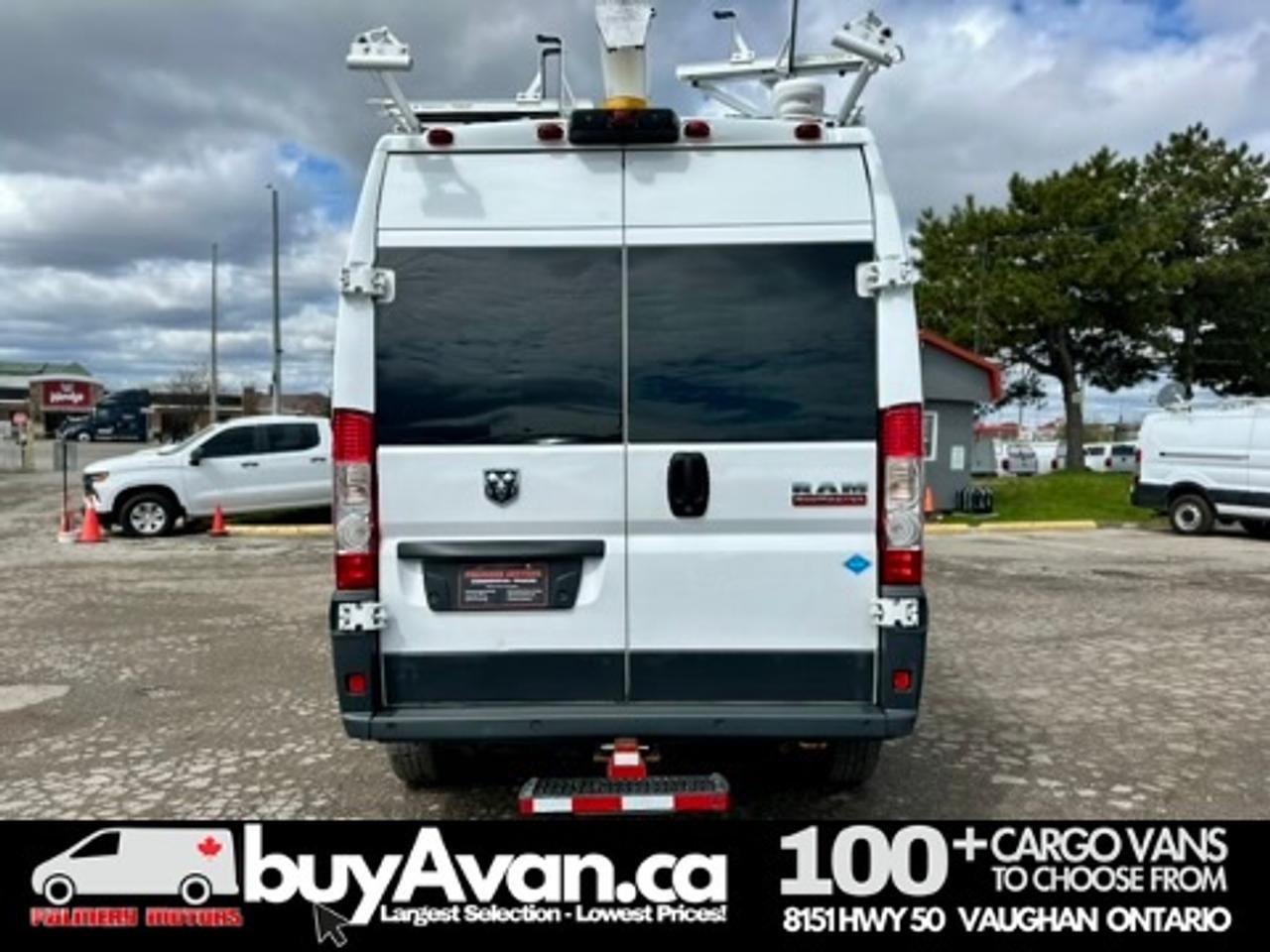 2017 RAM ProMaster Cargo Van Promaster 2500 136WB HR + Racks shelves Divider Photo