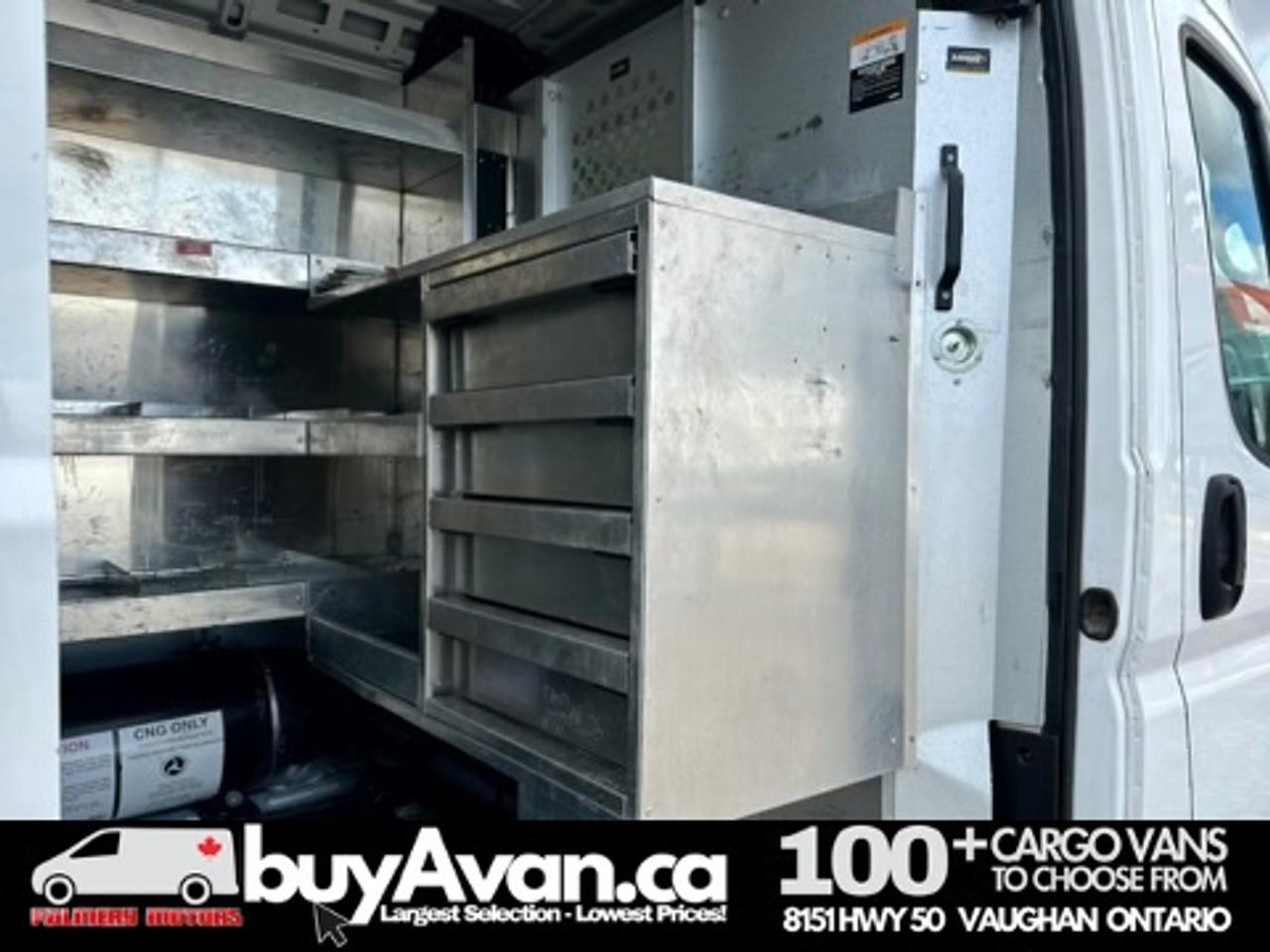 2017 RAM ProMaster Cargo Van Promaster 2500 136WB HR + Racks shelves Divider Photo