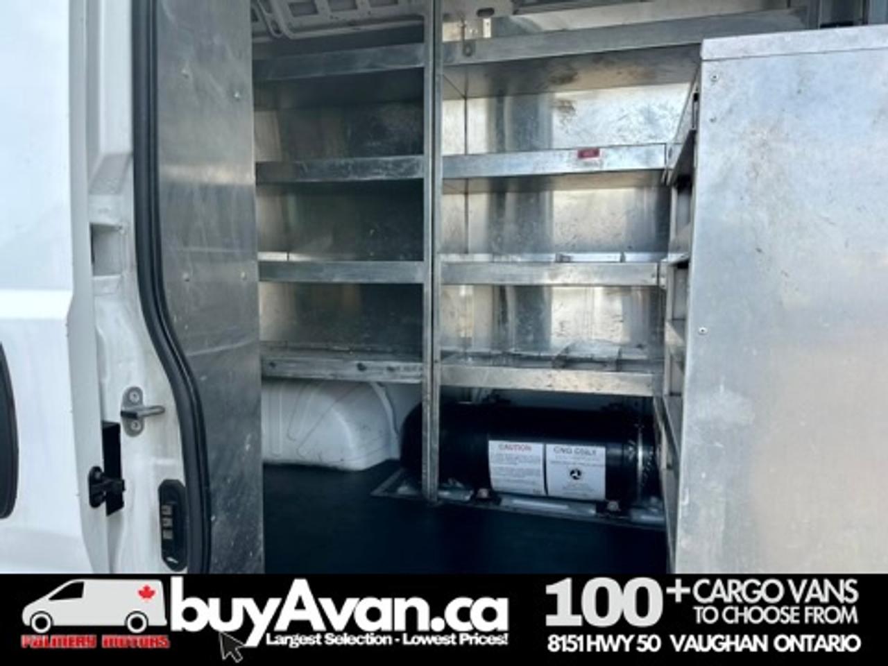 2017 RAM ProMaster Cargo Van Promaster 2500 136WB HR + Racks shelves Divider Photo