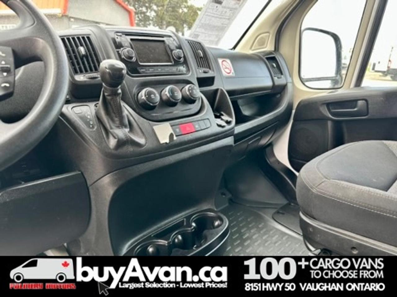 2017 RAM ProMaster Cargo Van Promaster 2500 136WB HR + Racks shelves Divider Photo