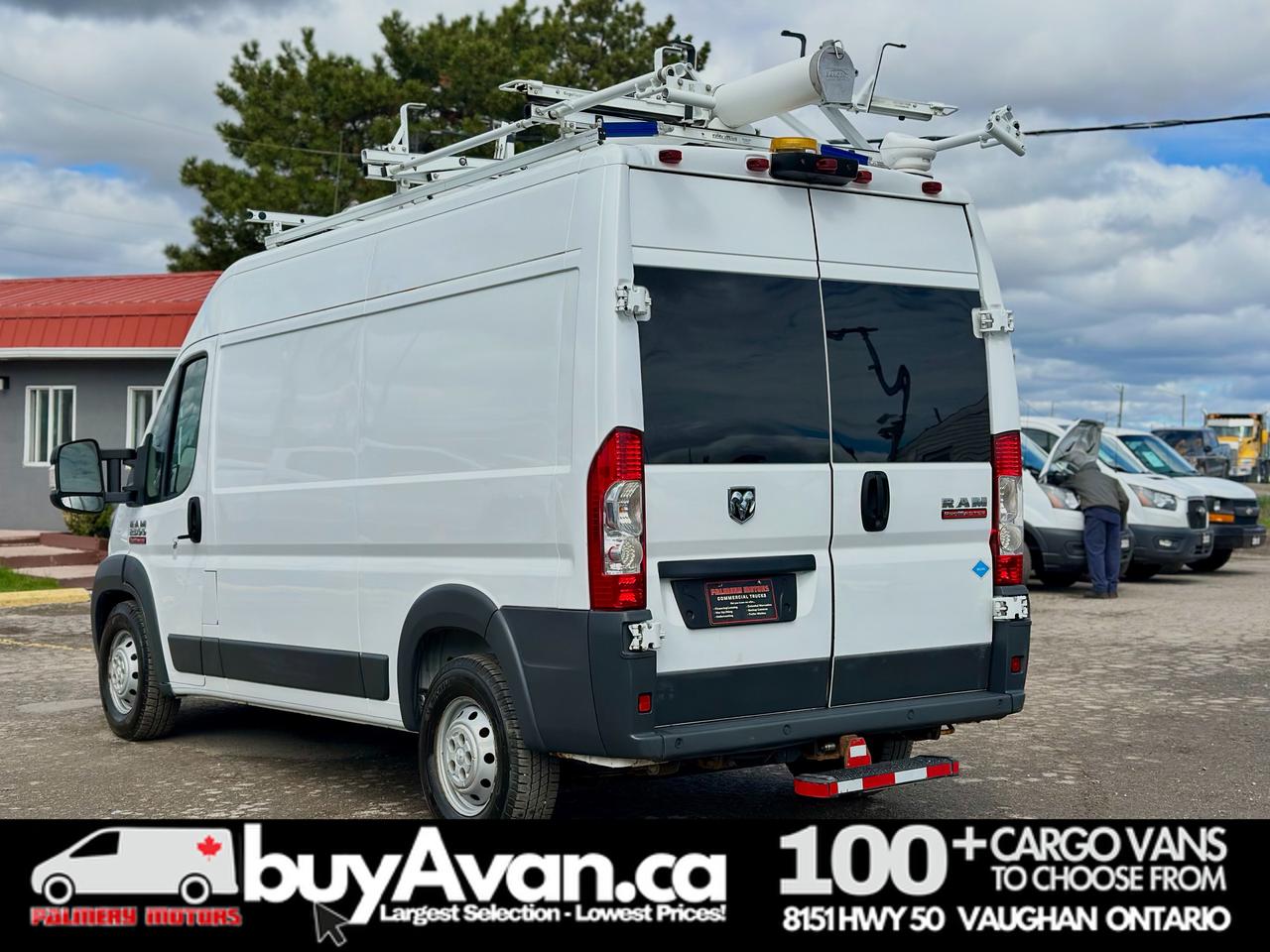 2017 RAM ProMaster Cargo Van Promaster 2500 136WB HR + Racks shelves Divider Photo