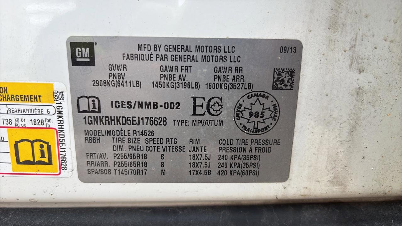 2014 Chevrolet Traverse FWD 4dr 2LT Photo