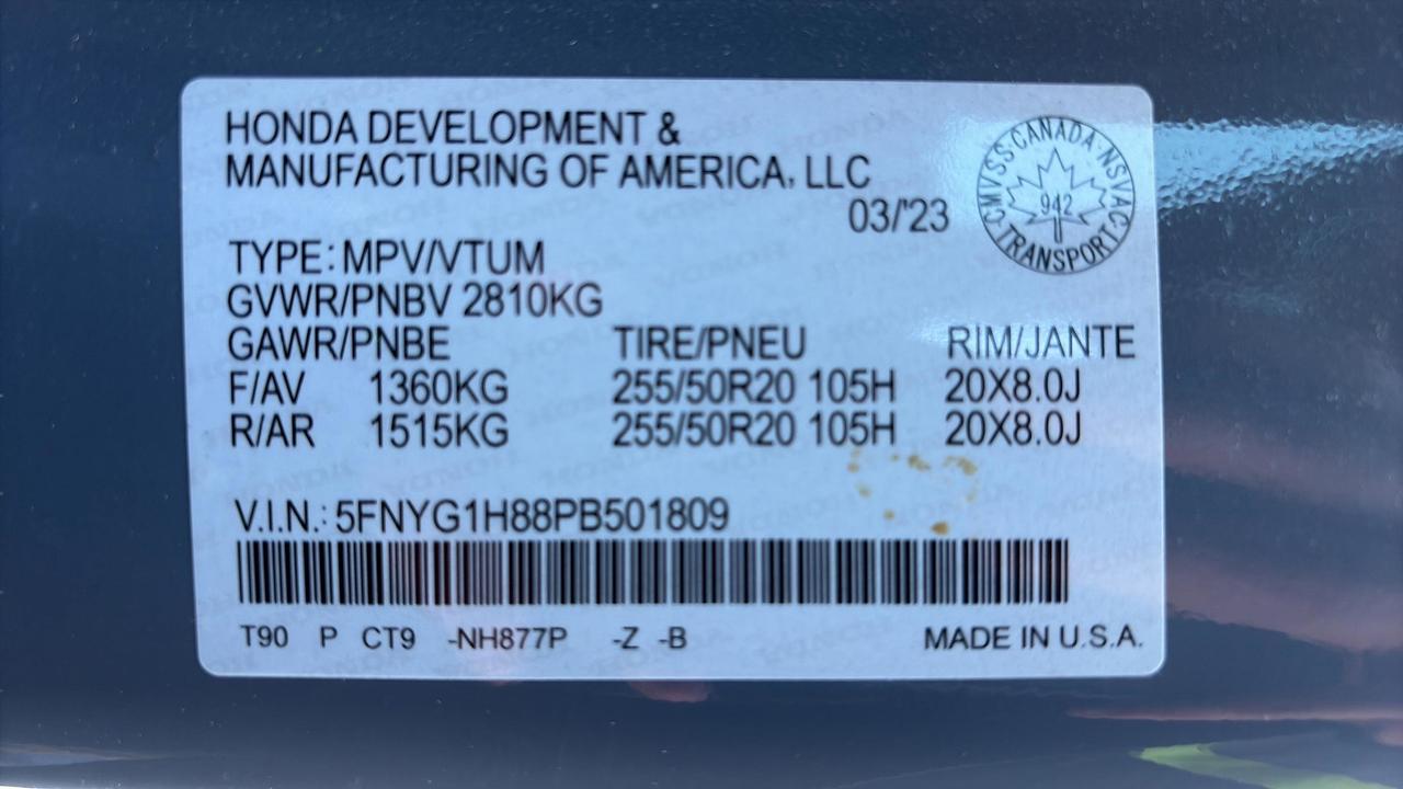 2023 Honda Pilot Black Edition AWD Photo