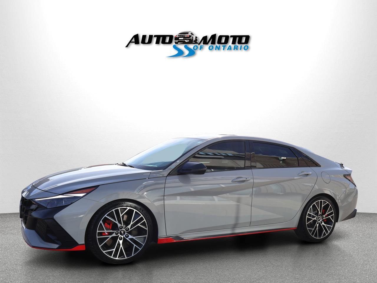 2022 Hyundai Elantra N CERTIFIED *SERVICE RECORDS* CAMERA NAV BLUETOOTH LEATHER HEATED SEATS SUNROOF CRUISE ALLOYS Photo