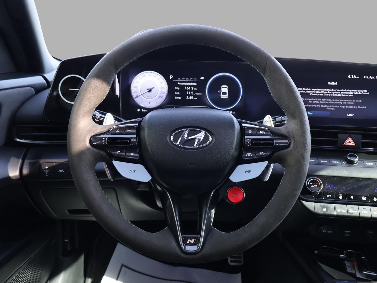 2022 Hyundai Elantra N CERTIFIED *SERVICE RECORDS* CAMERA NAV BLUETOOTH LEATHER HEATED SEATS SUNROOF CRUISE ALLOYS Photo