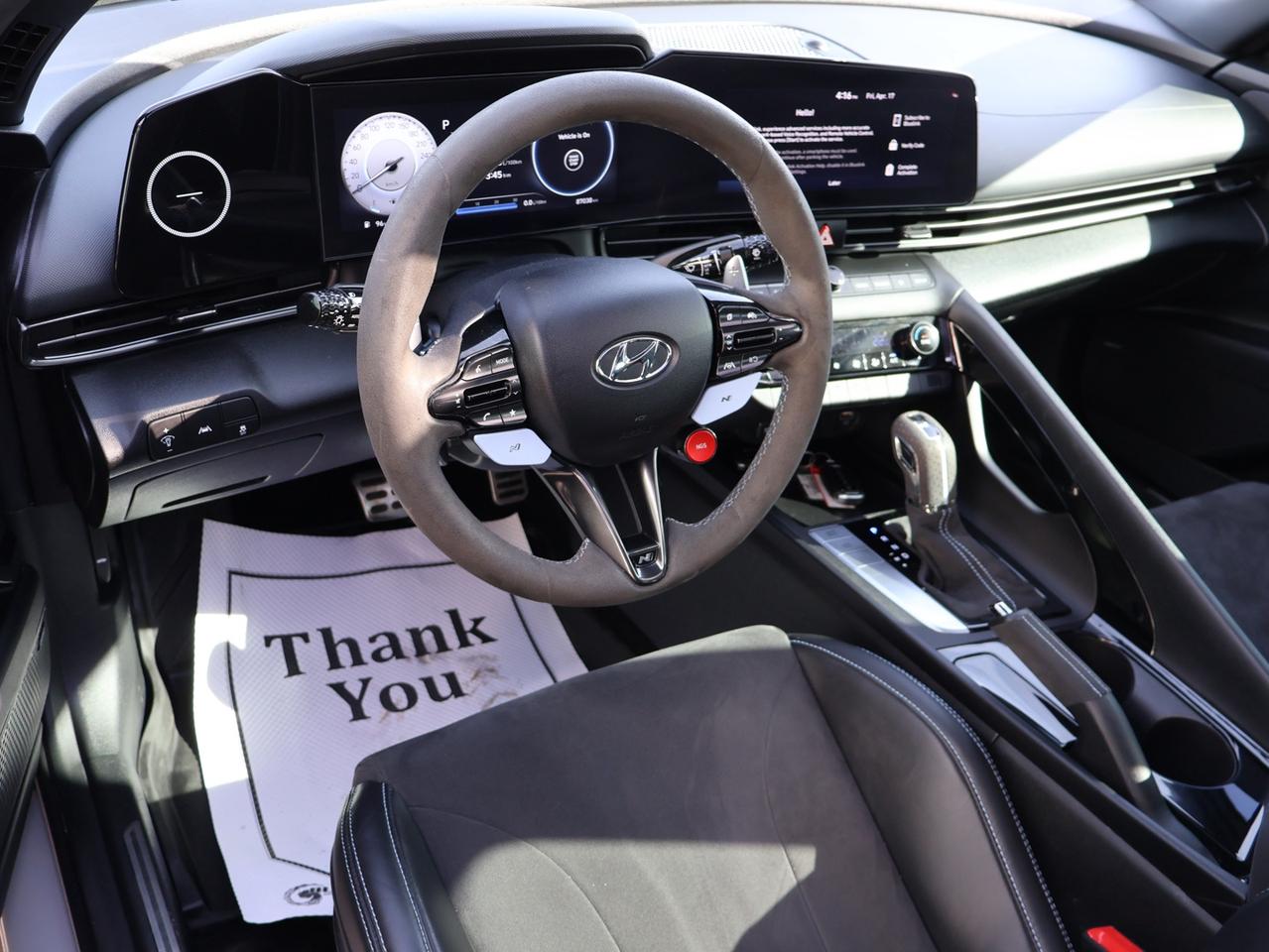 2022 Hyundai Elantra N CERTIFIED *SERVICE RECORDS* CAMERA NAV BLUETOOTH LEATHER HEATED SEATS SUNROOF CRUISE ALLOYS Photo