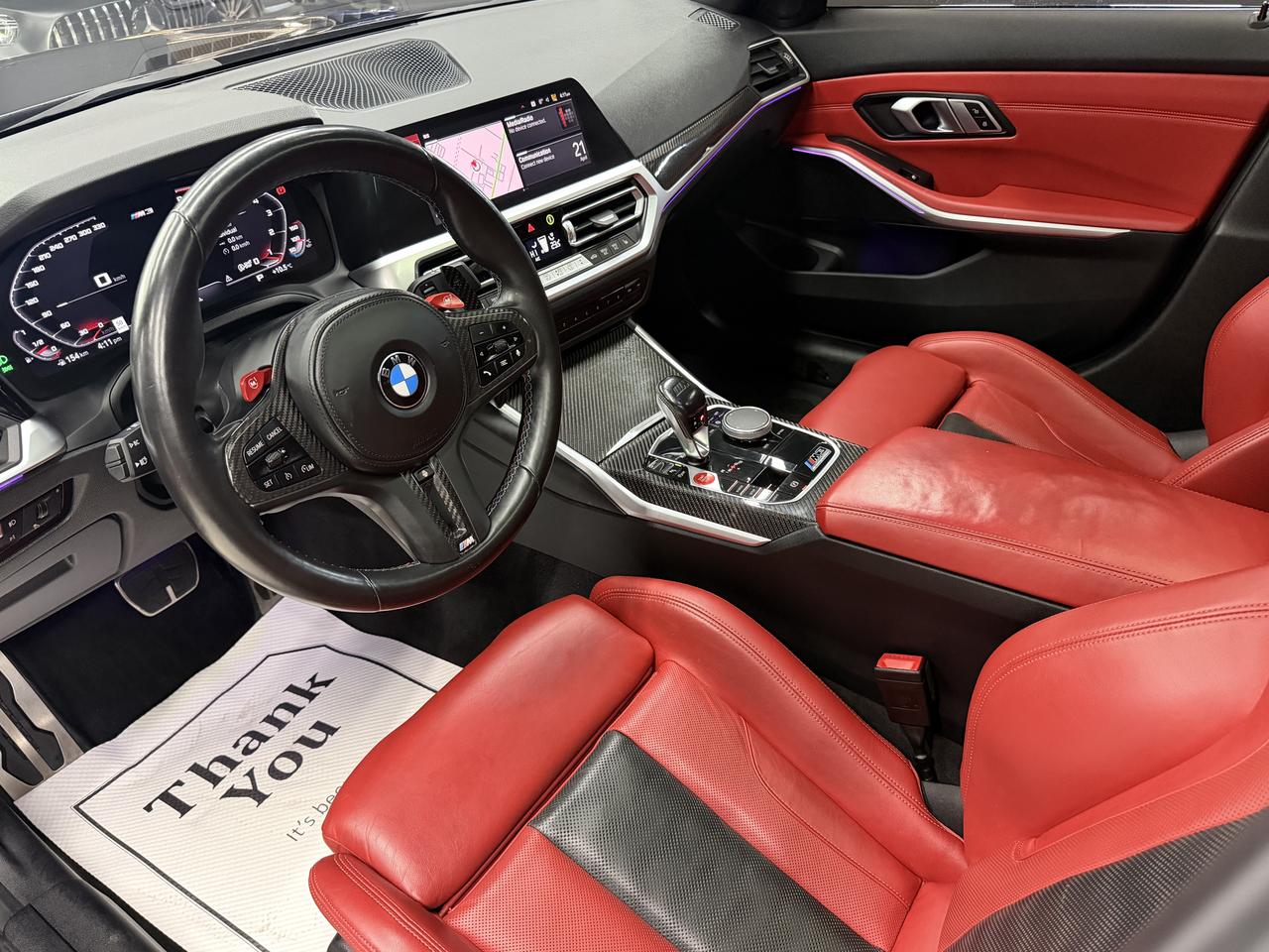 2022 BMW M3 COMPETITION|MXDRIVE|RED INT.|CARBON INT.|NAV|BSM| Photo