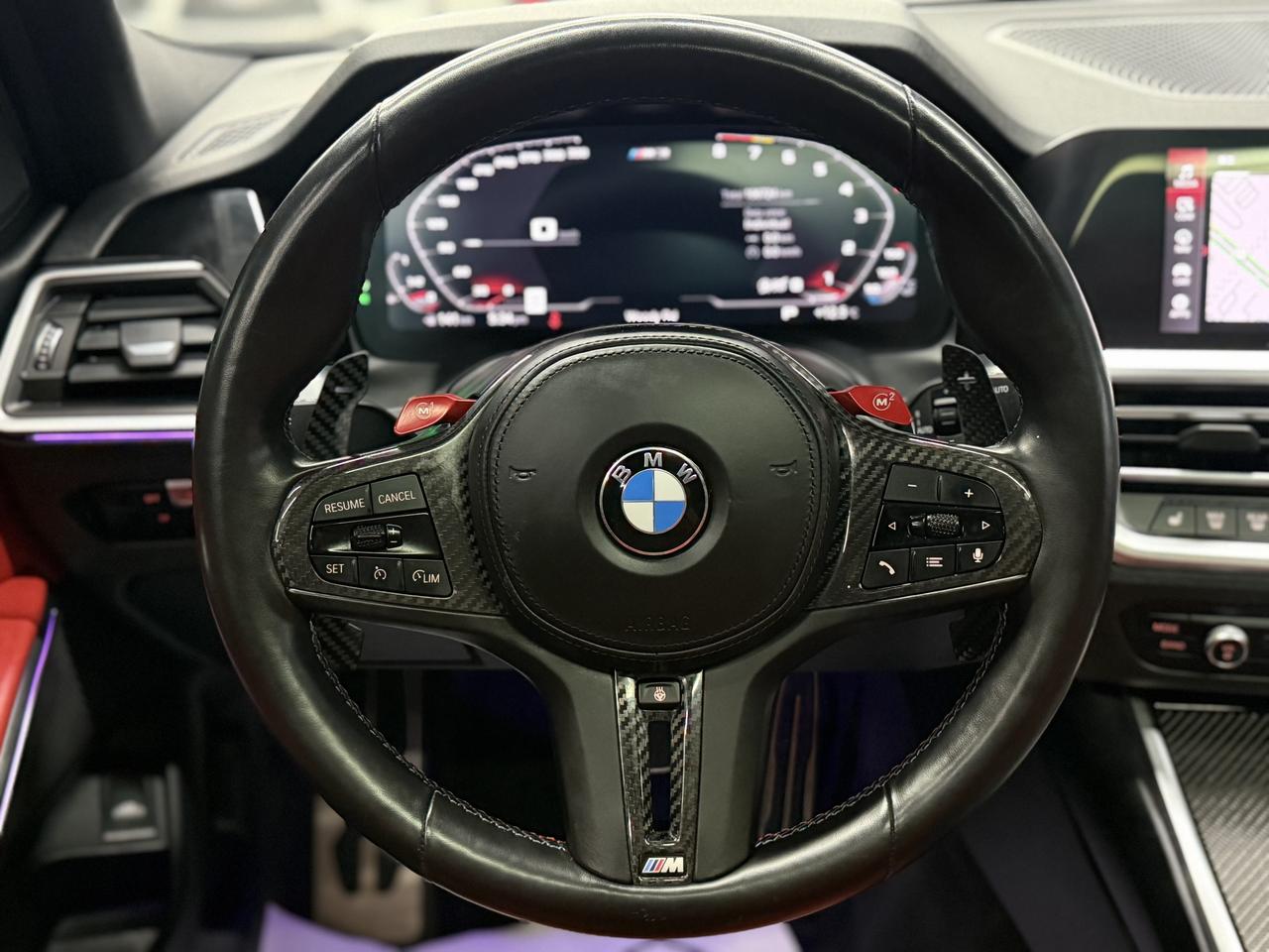 2022 BMW M3 COMPETITION|MXDRIVE|RED INT.|CARBON INT.|NAV|BSM| Photo