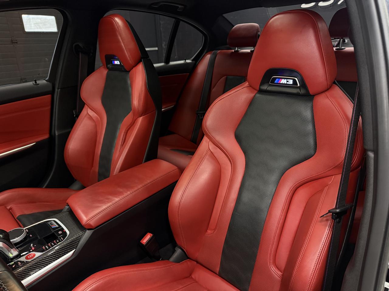 2022 BMW M3 COMPETITION|MXDRIVE|RED INT.|CARBON INT.|NAV|BSM| Photo