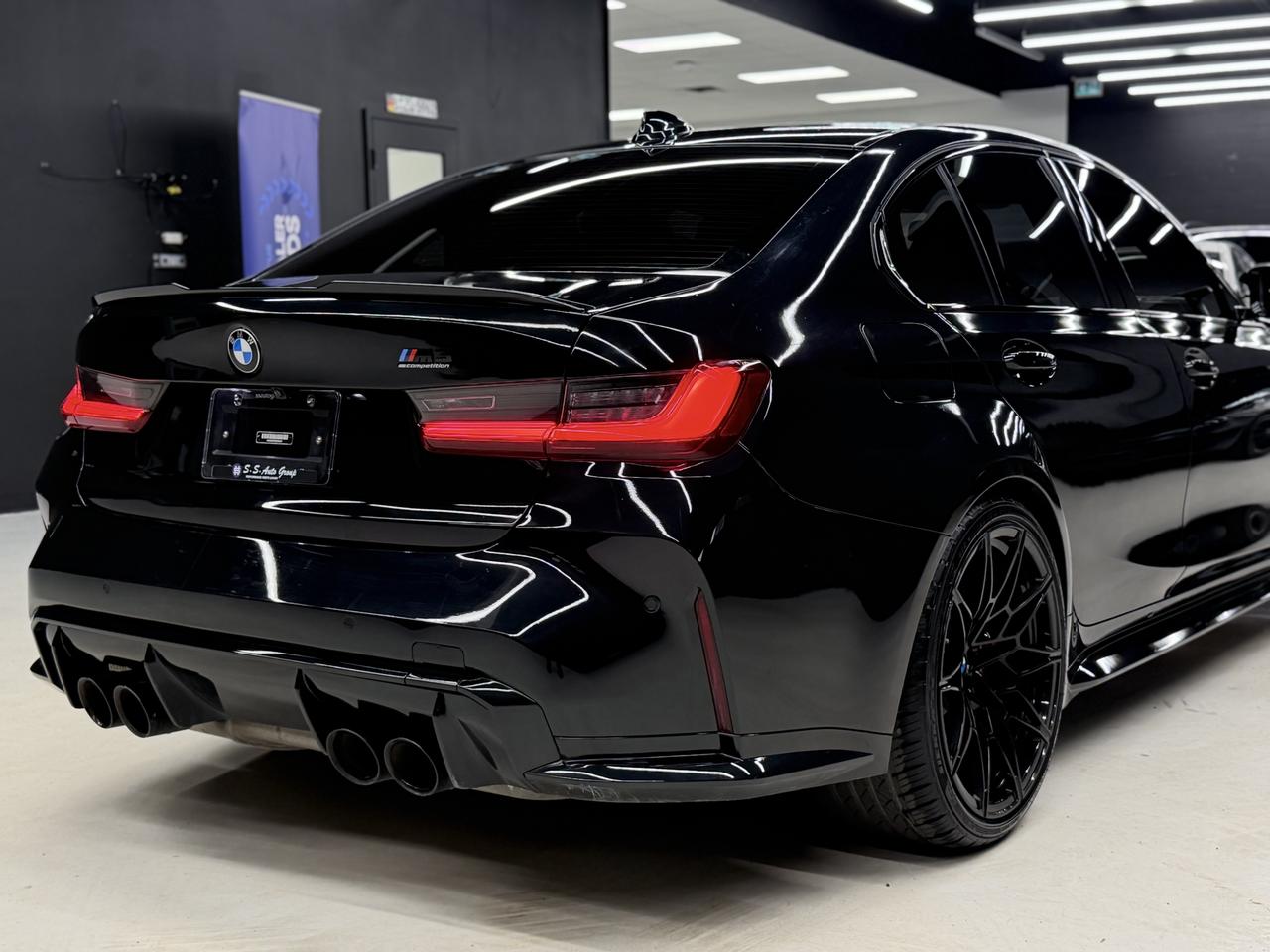 2022 BMW M3 COMPETITION|MXDRIVE|RED INT.|CARBON INT.|NAV|BSM| Photo