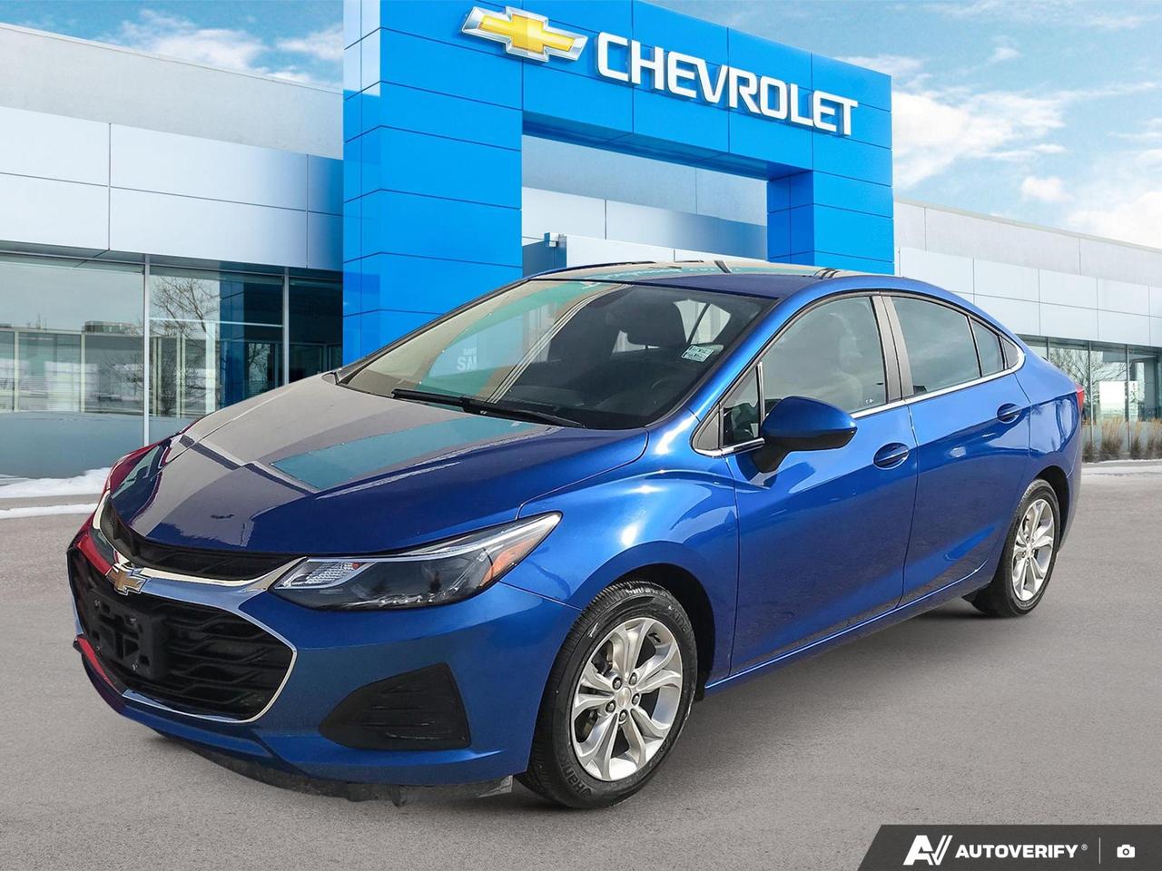 Driver Confidence Package | LT Convenience Package | Rear Vision Camera | Rear Park Assist | Heated Seats |
This 2019 Chevrolet Cruze LT in striking Kinetic Blue Metallic is a well-maintained, fuel-efficient sedan with only 39,410 km on the clock  ideal for commuters and city drivers who want a reliable, comfortable ride without sacrificing style. Equipped with the Driver Confidence Package, Convenience Package, and a suite of thoughtful interior features, this Cruze punches well above its price point.

Key Features:
- Only 39,410 km  low mileage for a 2019 model, now 7 years old
- Kinetic Blue Metallic exterior with Jet Black interior  a sharp, distinctive combination
- Heated front bucket seats with driver memory settings for personalized comfort
- Remote engine start  especially valuable during cold Manitoba winters
- 3-Zone Automatic Climate Control for precise cabin temperature management
- Driver Confidence Package for added peace of mind on the road
- Excellent fuel economy: 5.9 L/100 km highway / 8.0 L/100 km city
- Engine Block Heater included  a practical must-have for Canadian winters

Ready to make it yours? Visit us at Birchwood Chevrolet Buick GMC or browse online at birchwoodchevrolet.ca. You can reserve this vehicle, start your purchase online, or book a test drive at a time that works for you  our team is here to make the process straightforward and stress-free.
All of our quality pre-owned vehicles are delivered with the following:
· a Birchwood Certified 152 pt Inspection
· a full tank of fuel
· Full service records (if available)
· a CARFAX report

Click, call (204) 837-5811, or visit Birchwood Chevrolet Buick GMC at the Birchwood Auto Park, 3965 Portage Avenue West at the Perimeter.

Special Financing Available! Price does not include taxes. Dealer Permit #4240.
Dealer permit #4240