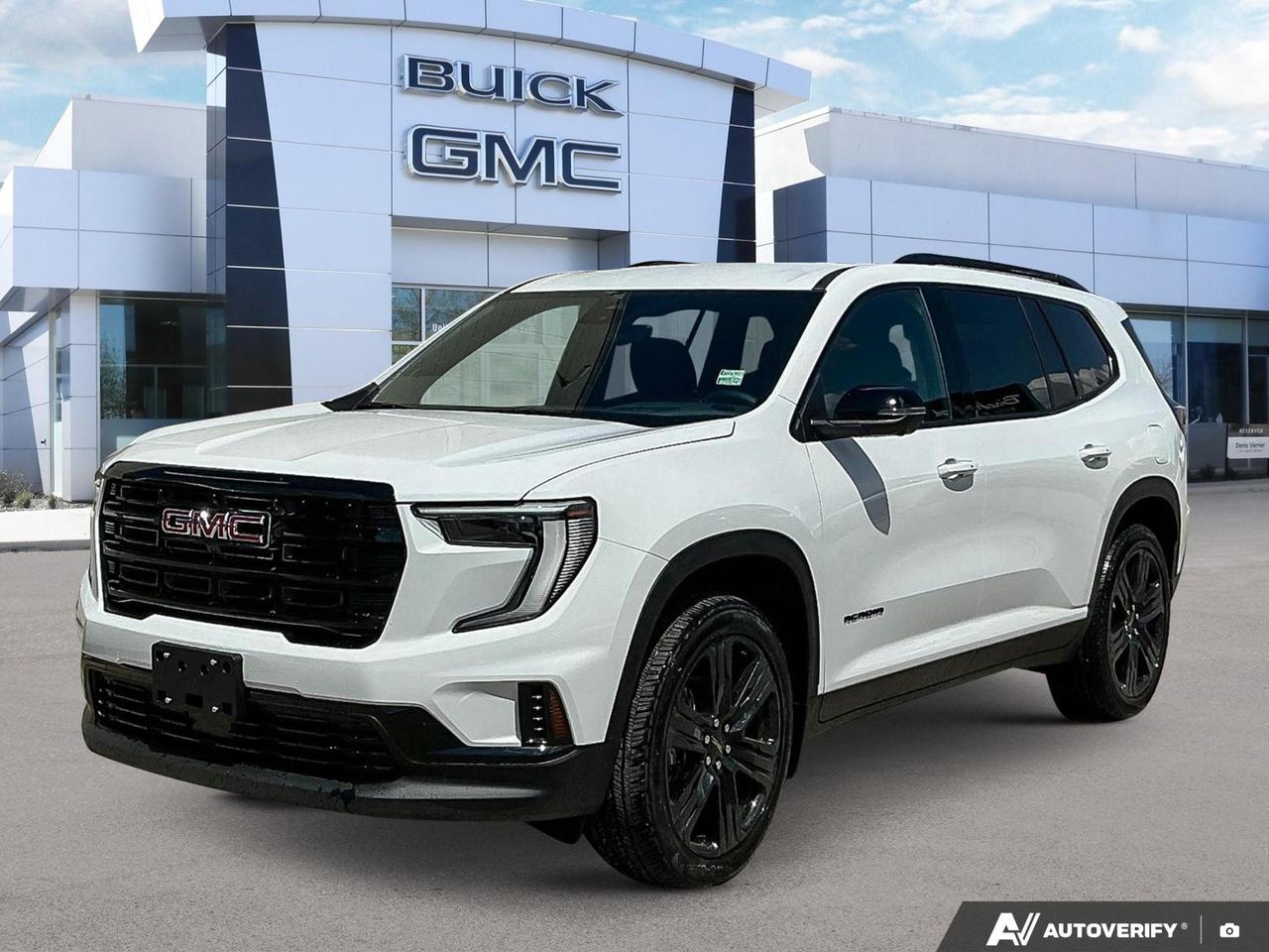 Price Includes Added Accessories Plus Suspension, Performance Ride and Handling | Engine Block Heater | Black Edition
The 2026 GMC Acadia Elevation in Summit White with After Dark interior is a compelling choice for families and active drivers who want capable, connected, and confidence-inspiring performance. With AWD as standard, a premium audio experience, and a suite of advanced safety technologies, this Acadia Elevation is ready to handle whatever your scheduleor the roadthrows at it.

- All-Wheel Drive with AWD Disconnect for confident handling across varying road conditions
- 2.5L 4-cylinder engine paired with AWD, delivering a highway fuel economy of 10.1 L/100 km
- Bose Premium 12-speaker system with subwoofer for a true audiophile-grade in-cabin experience
- Blind Zone Steering Assist and Rear Cross Traffic Braking for enhanced situational awareness
- Teen Driver technology with Buckle-to-Drive and in-vehicle report cardideal for households with new drivers
- IntelliBeam automatic high-beam headlamps for improved visibility on unlit roads
- Tilt and telescopic steering column with power windows featuring Express-Up/Express-Down for everyday convenience
- Only 10 km on the odometerthis is as fresh as it gets

Ready to make it yours? You can reserve this Acadia Elevation online, start your purchase through our website at birchwoodchevrolet.ca, or contact us directly with any questions. Prefer to experience it in person? Book a test drive appointment with our team at Birchwood Chevrolet Buick GMCwere here to make the process straightforward and enjoyable.
See three brands under one roof at Birchwood Chevrolet Buick GMC  the only place in Winnipeg where you can compare GMC, Chevrolet, and Buick all in one visit. Save yourself some time, see a great selection, and learn everything you need to know. 

Your Experience is Everything at Birchwood Chevrolet Buick GMC. 

Click, call (204) 837-5811, or visit Birchwood Chevrolet Buick GMC at the Birchwood Auto Park, 3965 Portage Avenue West at the Perimeter.

Dealer Permit #4240.
Dealer permit #4240