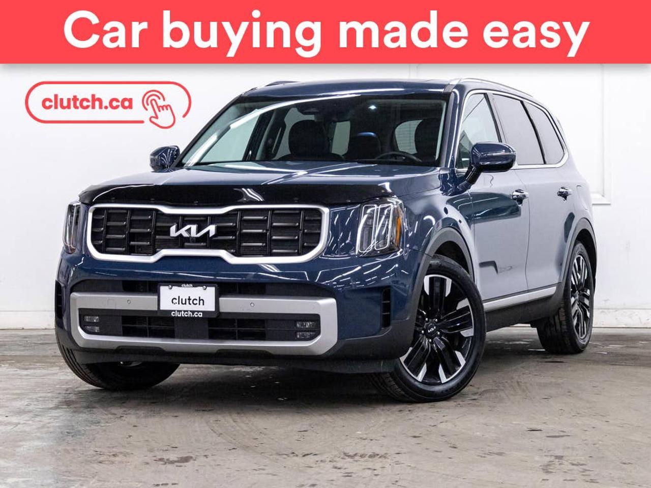 Electric Parking Brake, Brake Assist, Power Tailgate/Hatch and more!<br> <br>Clutch is the largest online used car retailer in Canada, delivering a seamless, hassle-free car-buying experience to drivers everywhere. Shop thousands of used cars online, get the right one delivered to your door, and enjoy peace of mind with our 10-Day Money-Back Guarantee. How sweet is that? To learn more, visit clutch.ca.<br> <br>The top features for this car include:<br> <br>Auto Stop/Start<br>Electric Parking Brake<br>Brake Assist<br>Power Tailgate/Hatch<br>Auto Dimming Rearview Mirror<br>Front Heated Seats<br>Ventilated Front Seats<br>Power Lumbar Support<br>Folding Rear Seats<br>Manual Fold-Into-Floor Third Row Seat<br>Driver Seat Memory System<br>Climate Control<br>Dual Zone Front Climate Control<br>Rear Climate Control<br>Premium Sound System<br>Speed-Sensitive Volume<br>Bluetooth Music<br>Touchscreen Display<br>GPS Navigation<br>Cruise Control<br>Adaptive Cruise Control<br>Integrated Garage Door Opener<br>12V Outlet<br>Hands Free Device Connectivity<br>Apple CarPlay<br>Android Auto<br>Wireless Charging<br>USB Input<br>Keyless Entry<br>Push Button Start<br>Passive Keyless Entry<br>Keyfob Remote Start<br>Front View Camera<br>Power Folding Exterior Mirrors<br>Rear Seat Reminder<br>Lane Departure Warning<br>Active Lane Keep Assistance<br>Blindspot Sensors<br>Forward Collision Mitigation<br>Rear Collision Warning<br>Rear Collision Mitigation<br>Rear Cross Traffic Alert<br>Pedestrian Detection<br>Driver Attention Alert<br>Heated Steering Wheel<br>One-Touch Windows<br>Rear Window Defroster<br>Hill Assistance<br>Automatic High Beams<br>Rear View Camera<br>Parking Sensors<br>Rear Parking Sensors<br>Power Passenger Seat<br>360 Camera<br>Panoramic Sunroof<br>App Remote Start<br> <br>Seamless home delivery - Delivery to your door in a matter of days. Available on select packages.<br> <br>Try it out for 10 days - If you do not like it, we will take it back. <br> <br>Quality assured - All cars go through our rigorous 210-point inspection and reconditioning process.<br> <br>Peace of mind - Warranty and protection plans available.<br> <br>Haggle-free - No haggling or hard sells.<br> <br>100% Transparency - Full inspection reports on every car, including high-res photography and a free Carfax report.<br> <br>Listed price is for cash purchase only and does not include taxes, Shipping Fees (if applicable), Delivery Fees (if applicable), government licensing fees.<br> <br>Previous Provincial Registrations:<br>Ontario<br> <br>Stock # 99148