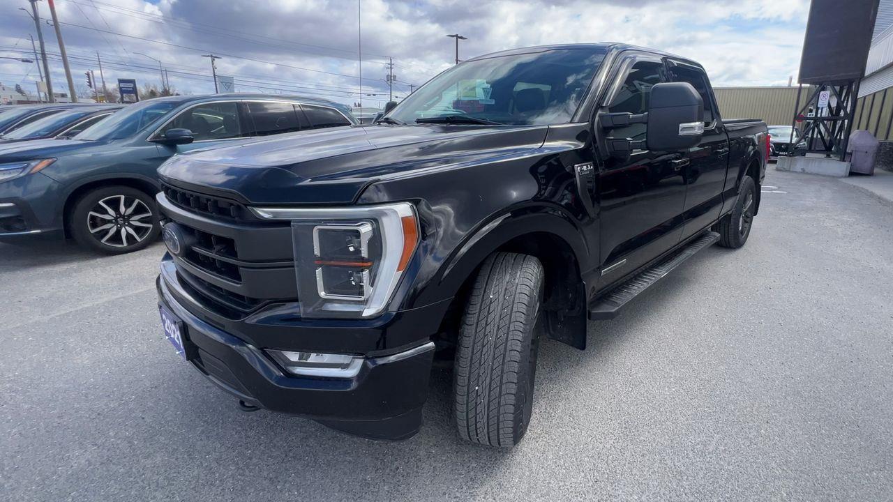 2021 Ford F-150 Lariat 4X4, HYBRID, MOONROOF, HEATED/COOLED LEATHER SEATS, HEATED STEERING WHEEL, SIRIUS XM, BACK UP CAM, N Photo4