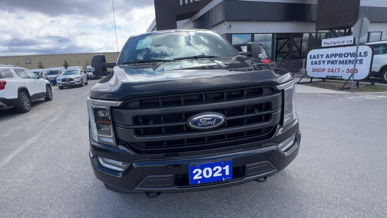 2021 Ford F-150 Lariat 4X4, HYBRID, MOONROOF, HEATED/COOLED LEATHER SEATS, HEATED STEERING WHEEL, SIRIUS XM, BACK UP CAM, N Photo3