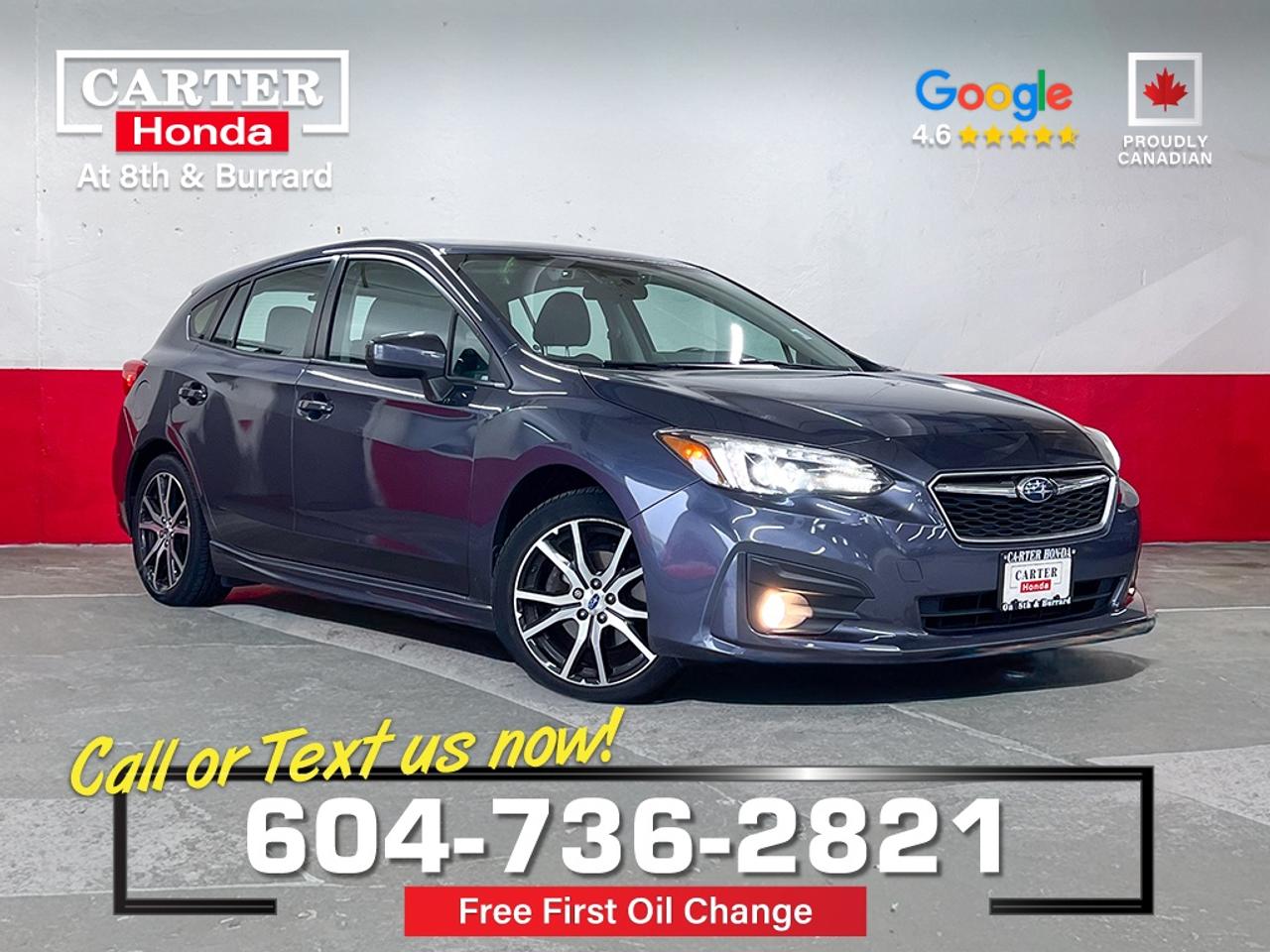 Used 2017 Subaru Impreza Sport w-Tech Pkg Hatchback | Alloy Wheels/Sunroof for sale in Vancouver, BC