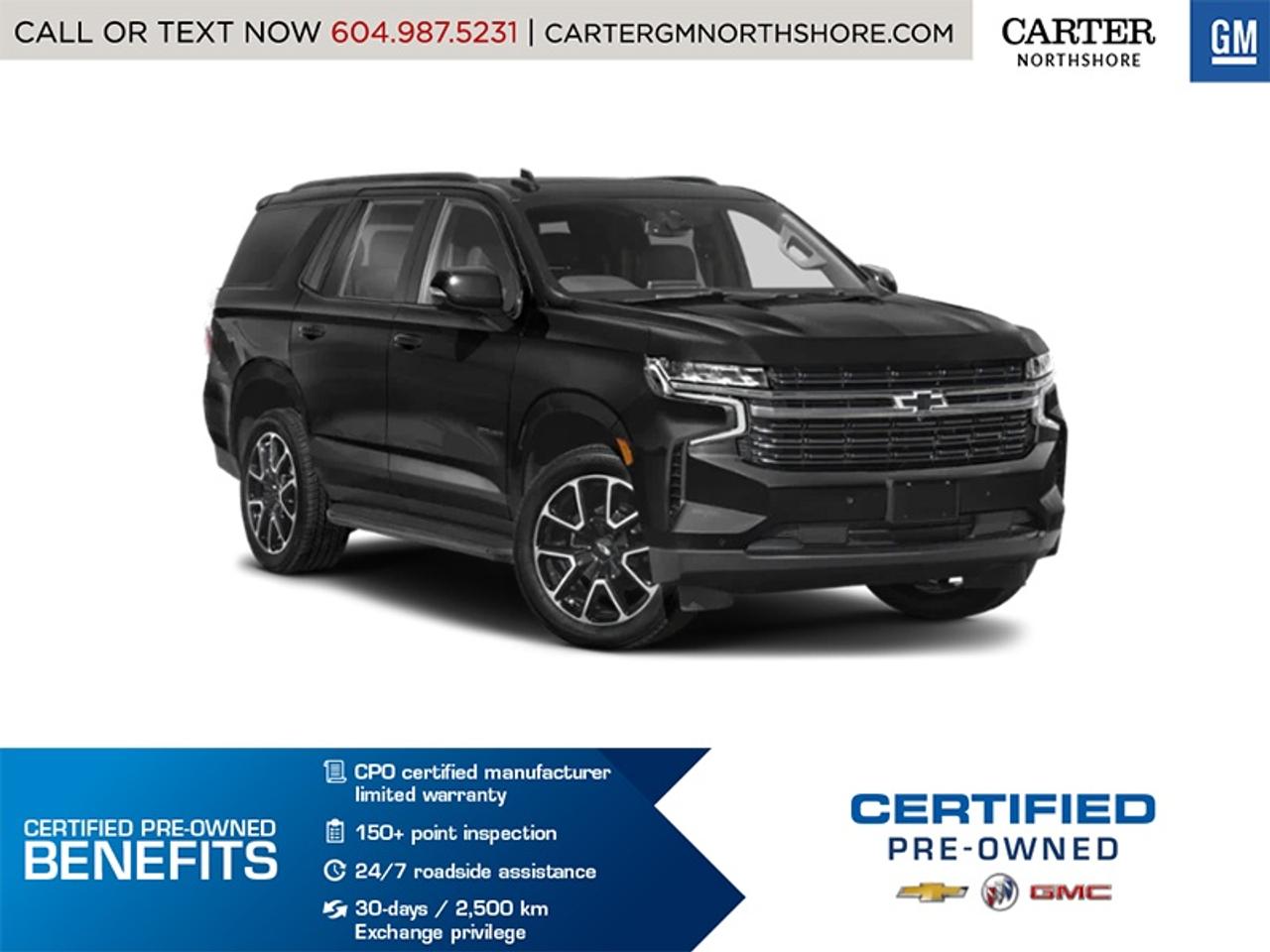 Used 2024 Chevrolet Tahoe Z71/LUXURY PKG/SUNROOF/MAX TRAILERING PKG for sale in North Vancouver, BC