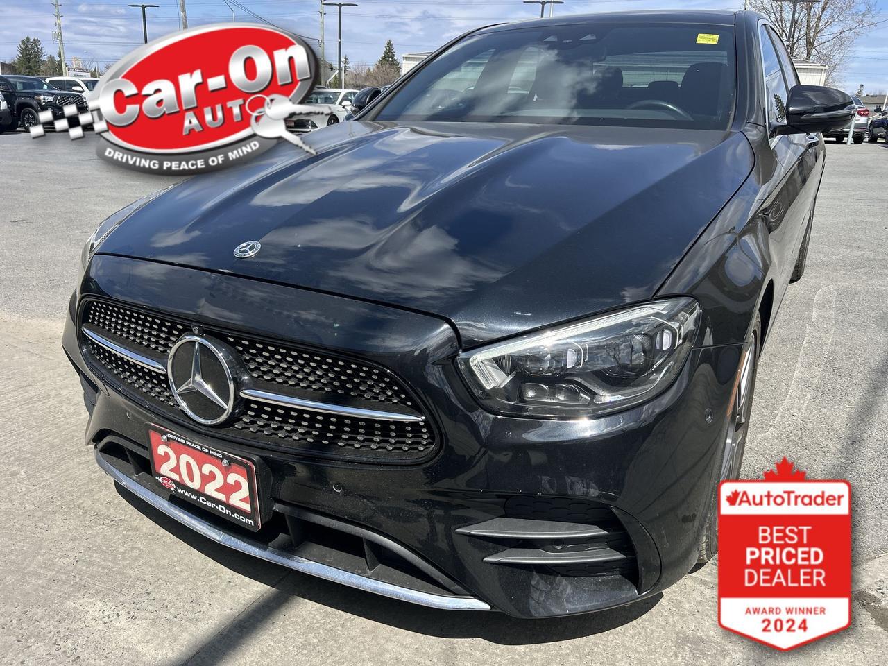 E350 ALL-WHEEL DRIVE W/ 255HP 2.0L TURBO!! Leather, panoramic sunroof, heated seats, 360 camera w/ front & rear park sensors, Android Auto/ Apple CarPlay, navigation, 18-inch alloys, adaptive cruise control, blind spot monitor, rear cross-traffic alert, pre-collision system, lane departure warning, traffic sign recognition, dual-zone climate control, keyless entry w/ push start, full power group incl. power driver seat, automatic headlights, Bluetooth and more!!!This vehicle just landed and is awaiting a full detail and photo shoot. Contact us and book your viewing today!