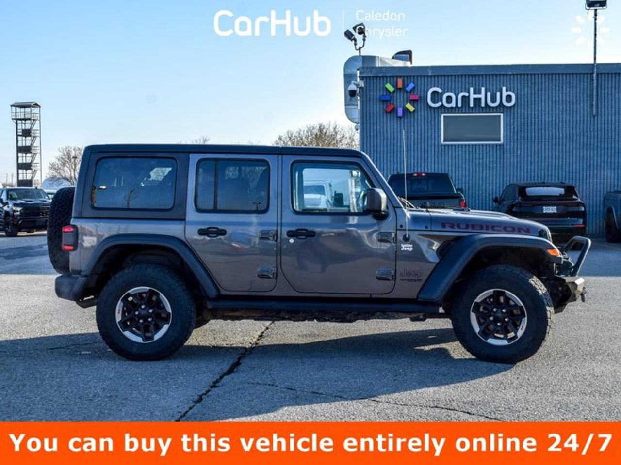 2018 Jeep Wrangler Unlimited Rubicon Dual Top Blind Spot Heated front Seats Photo0