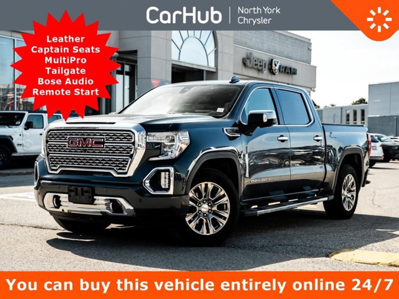 2020 GMC Sierra 1500 Denali 147'' Leather Captain Seats MultiPro Tailgate Bose Audio Photo0