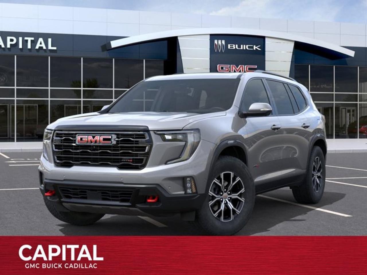 This 2026 GMC Acadia in Sterling Metallic is equipped with AWD and Gas 2.5L/ engine.Check out this vehicles pictures, features, options and specs, and let us know if you have any questions. Helping find the perfect vehicle FOR YOU is our only priority.P.S...Sometimes texting is easier. Text (or call) 306-801-9090 for fast answers at your fingertips!Dealer License #914248Disclaimer: All prices are plus taxes & fees. See dealer for Details. Dealer Permit # 914248 See dealer for Details.