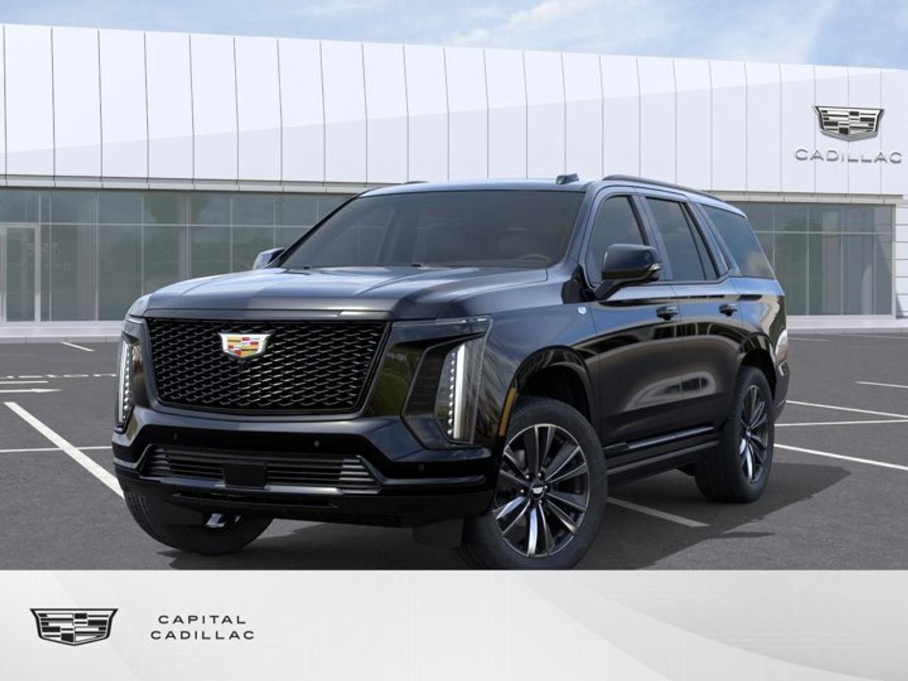 This 2026 Cadillac Escalade in Black Raven is equipped with 4WD and Gas V8 6.2L/375 engine.The Cadillac Escalade is original icon of arrival. Full LED Light Blade taillamps emit thin blades of light that give the Escalade an unmistakable signature at night, while 22in polished aluminum wheels make a statement. Available power assist steps, a hands-free liftgate, invisible rear wiper and concierge lighting put convenience in the drivers seat. Inside, stunning craftsmanship meets stunning comfort, including heated and cooled front seats and heated rear outboard seats, not to mention 12-way power adjustable front seats and 3-zone climate control. The Escalade can seat up to 8 passengers with 2,667 L of cargo space. Second- and third-row passengers can also enjoy the available rear seat entertainment system and 16-speaker sound system. Under the hood, the 420hp 6.2L V8 offers engine technologies like continuous variable valve timing, direct injection and active fuel management to ensure power is harnessed efficiently, plus the 10-speed automatic transmission delivers near instantaneous shifts for smooth acceleration and optimal power in any gear. Four-wheel drive, magnetic ride control, break assist and 3764 KG (8300 LB.) trailering capacity make it easy for you to manage the road ahead. The Escalade offers a range of convenient features including an infotainment system, Apple CarPlay and Android Auto compatibility, navigation, built-in Wi-Fi, remote start, wireless charging and a head-up display. Youll also find a comprehensive suite of safety features such as automatic parking assist, rear camera mirror, surround vision, lane keep assist, forward collision alert, adaptive cruise control, safety alert seat, lane change alert with side blind zone alert and more.Check out this vehicles pictures, features, options and specs, and let us know if you have any questions. Helping find the perfect vehicle FOR YOU is our only priority.P.S...Sometimes texting is easier. Text (or call) 805-978-4063 for fast answers at your fingertips!Dealer License #914248Disclaimer: All prices are plus taxes & include all cash credits & loyalties. See dealer for Details.