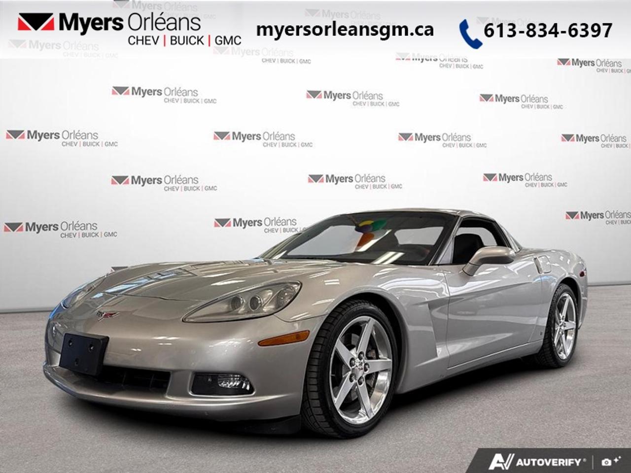 <b>Low Mileage!</b><br> <br>  On Sale! Save $3000 on this one, weve marked it down from $38938.Welcome. This 2007 Chevrolet Corvette is for sale today in Orleans. This coupe has 87,339 km. Its Silver in colour. It has an Automatic transmission and is powered by a 400HP 6.0L 8 Cylinder Engine.<br> <br>To apply right now for financing use this link: <a href=https://www.myersorleansgm.ca/FinancePreQualForm target=_blank>https://www.myersorleansgm.ca/FinancePreQualForm</a><br> <br/><br>*MYERS LIFETIME ENGINE AND TRANSMISSION COVERAGE CERTIFICATE NOT AVAILABLE ON VEHICLES WITH KMS EXCEEDING 140,000KM, VEHICLES 8 YEARS & OLDER, OR HIGHLINE BRAND VEHICLE(eg. BMW, INFINITI. CADILLAC, LEXUS...)<br> Come by and check out our fleet of 40+ used cars and trucks and 190+ new cars and trucks for sale in Orleans.  o~o