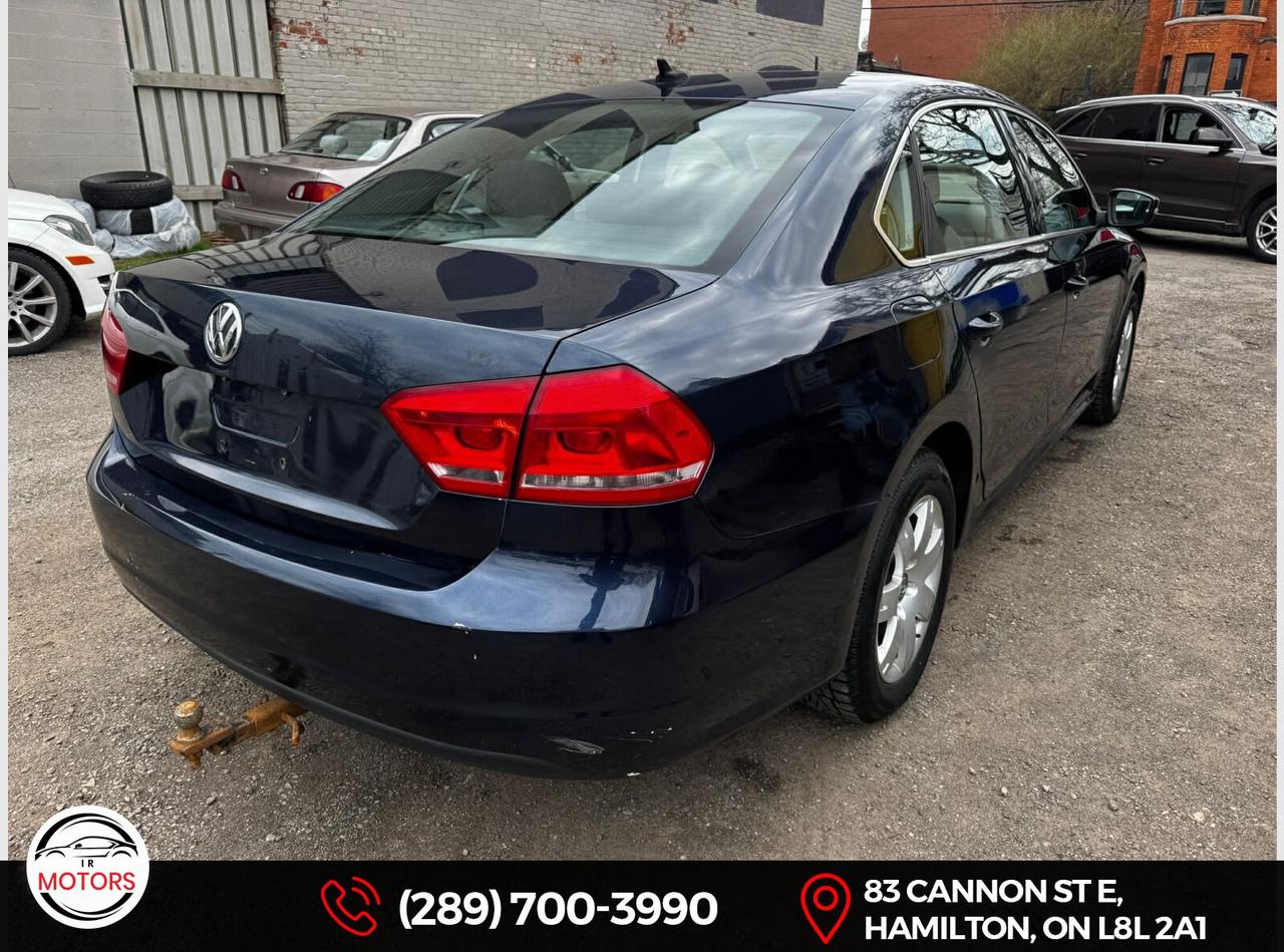 2015 Volkswagen Passat Trendline – Certified – 3 Yr Warranty  Photo4