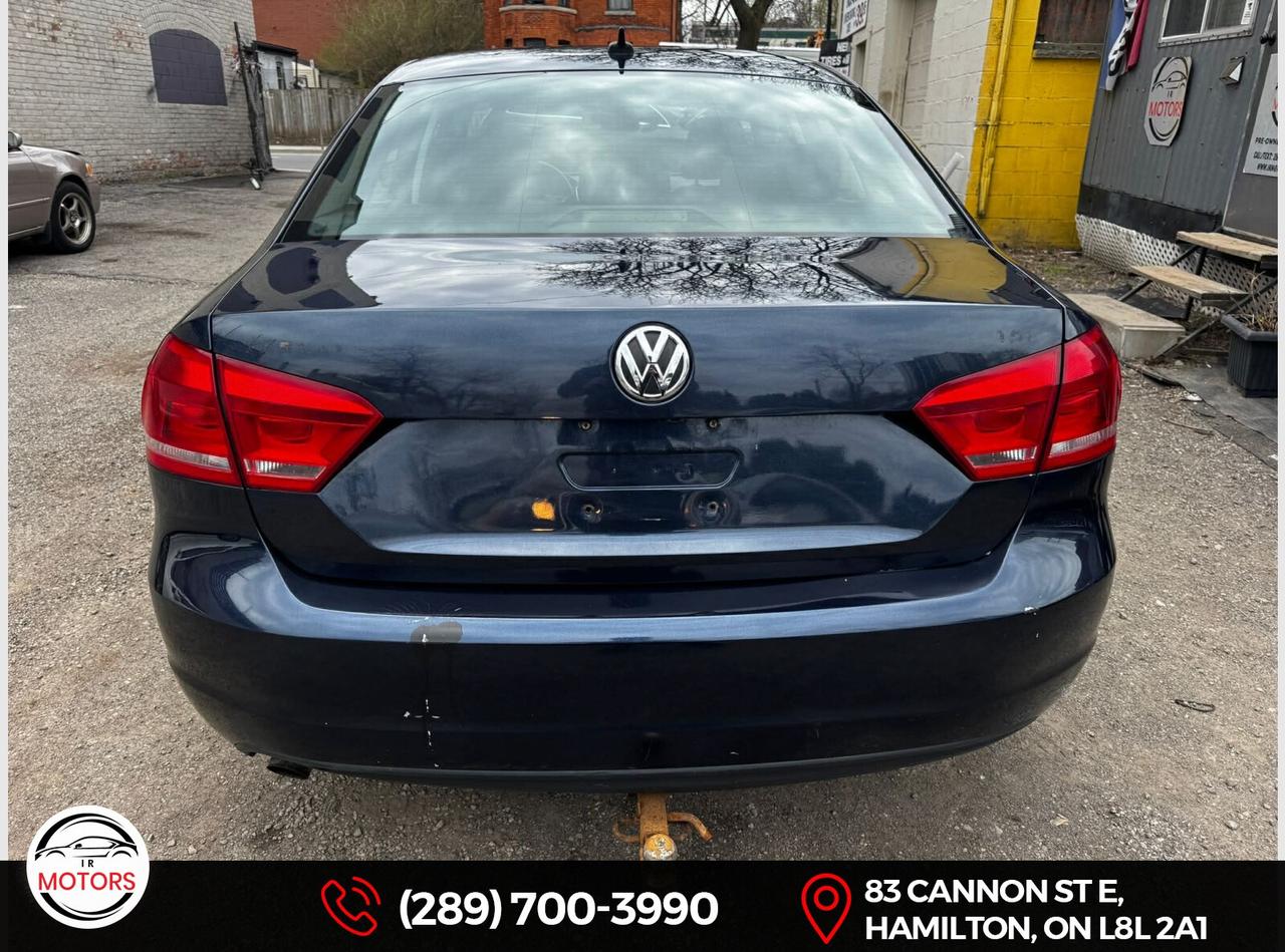 2015 Volkswagen Passat Trendline – Certified – 3 Yr Warranty  Photo3