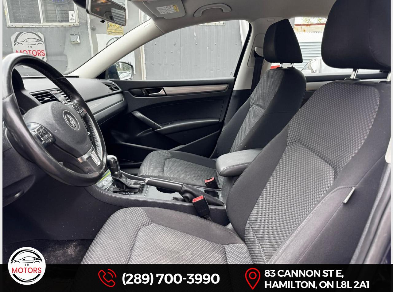 2015 Volkswagen Passat Trendline – Certified – 3 Yr Warranty  Photo