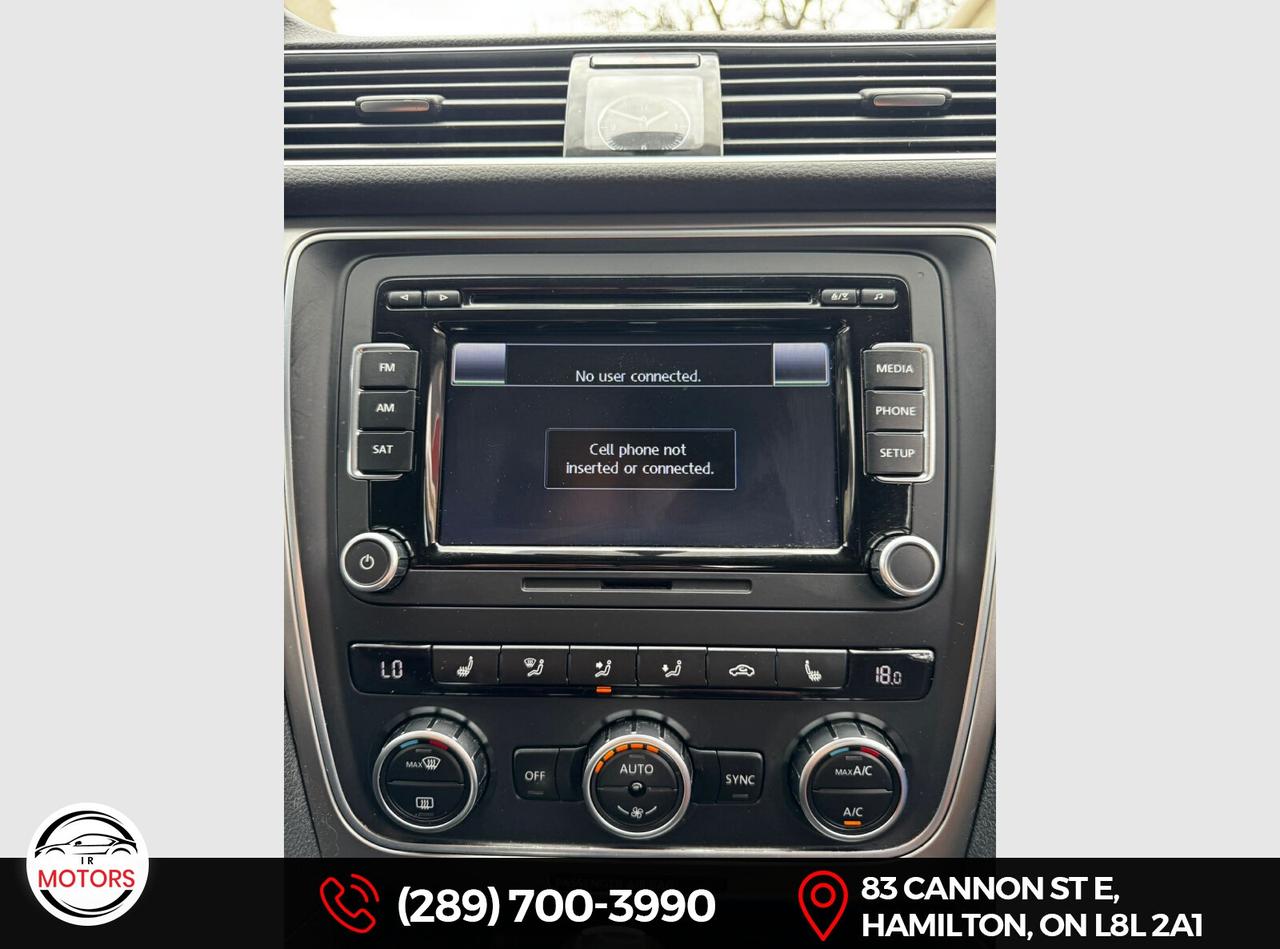 2015 Volkswagen Passat Trendline – Certified – 3 Yr Warranty  Photo