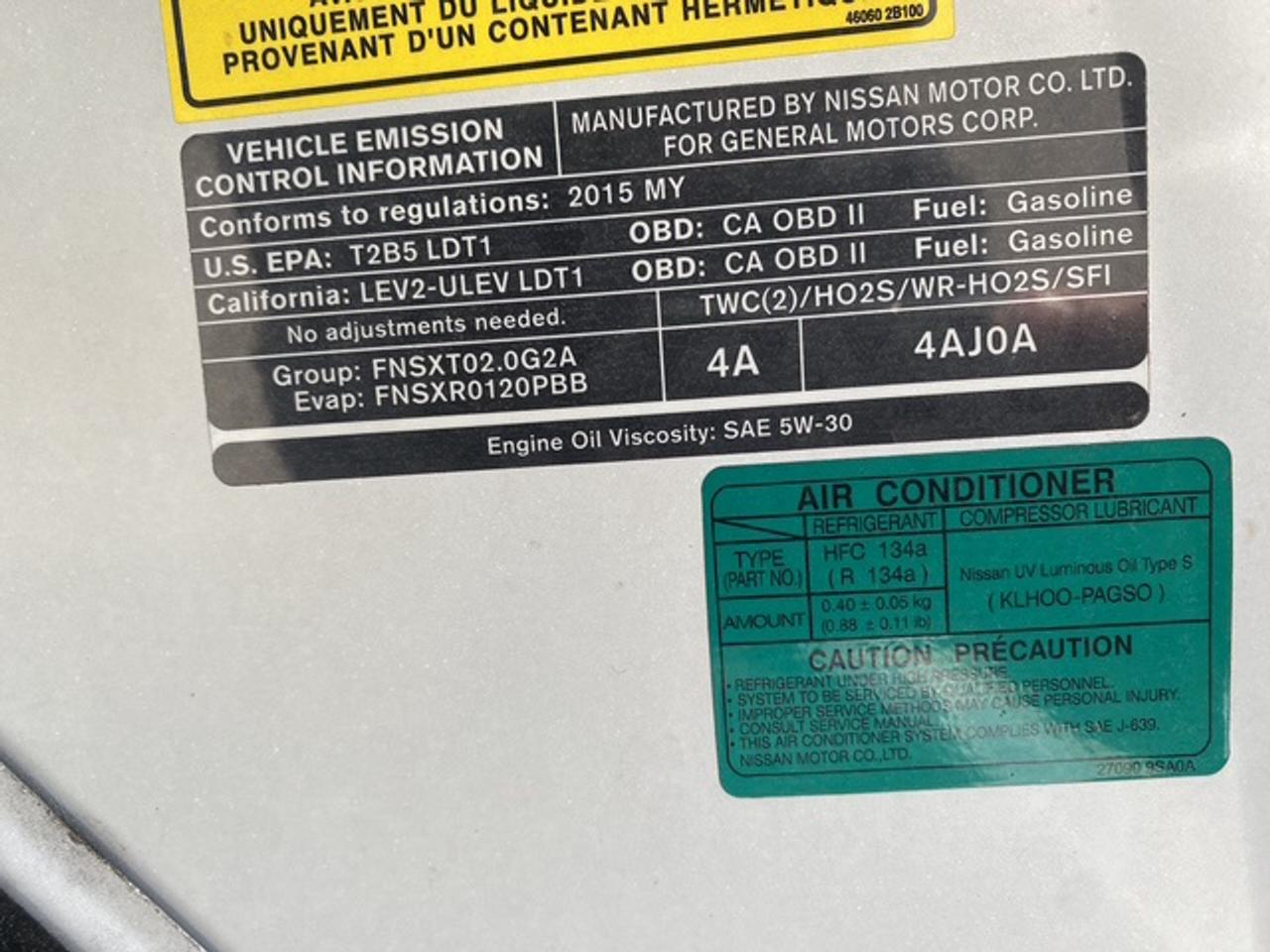 2015 Chevrolet City Express EXPRESS CARGO V LS FWD Photo