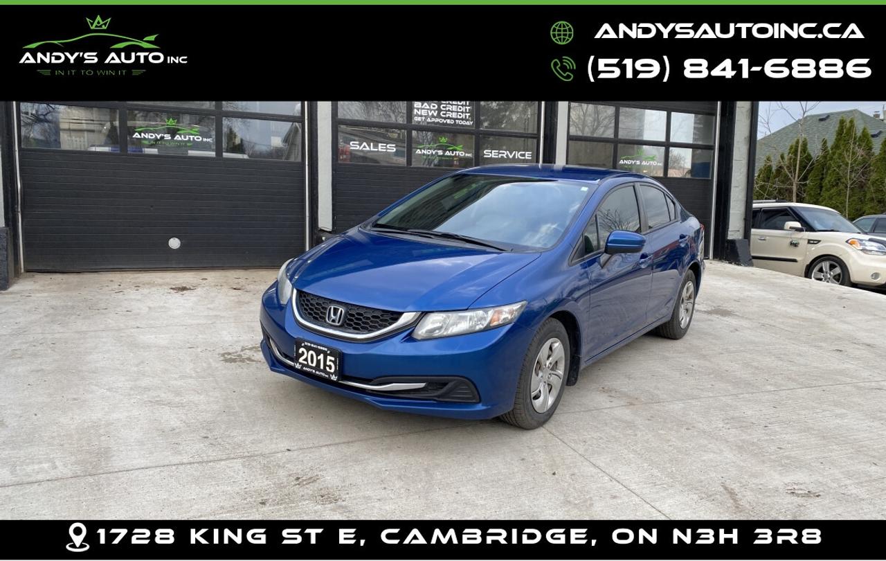 2015 Honda Civic LX ! AUTO ! NO ACCIDENTS ! Photo0