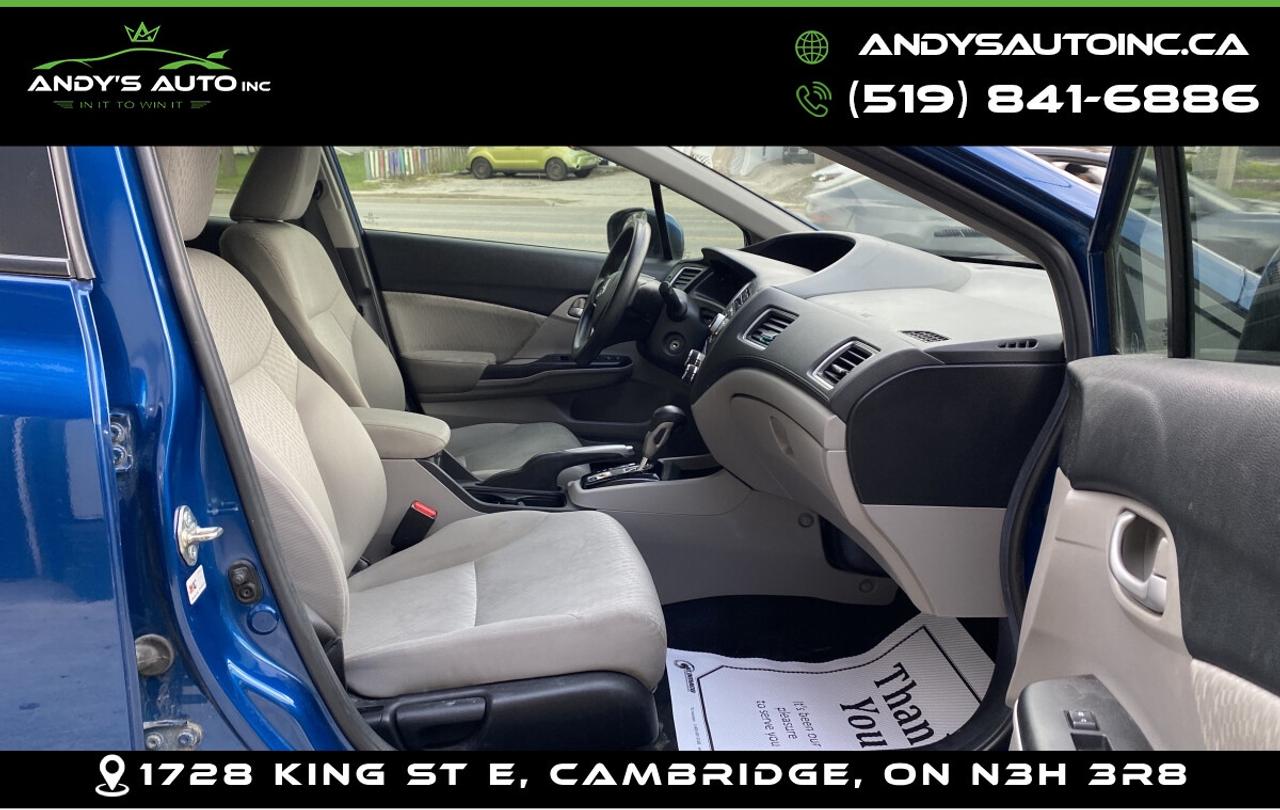 2015 Honda Civic LX ! AUTO ! NO ACCIDENTS ! Photo