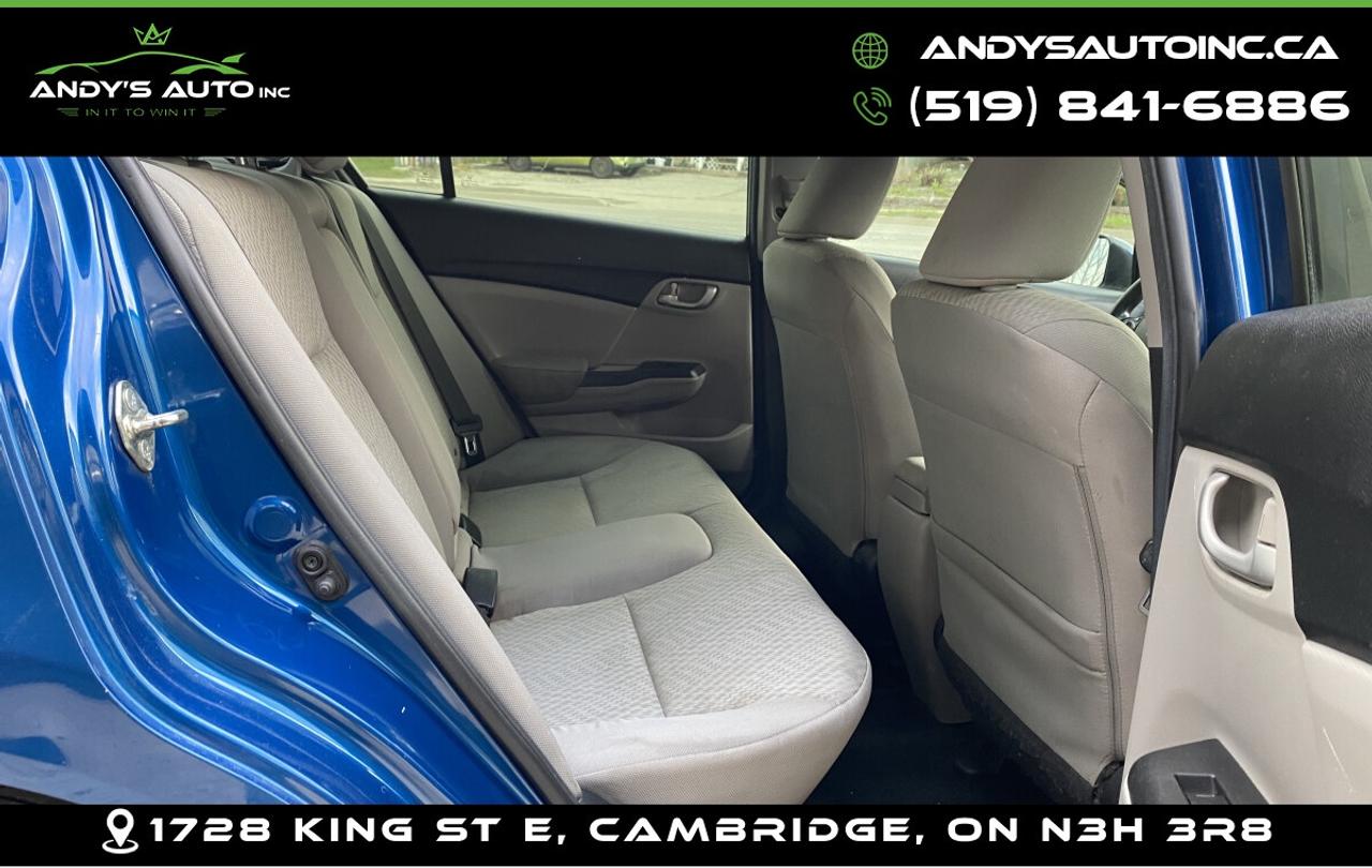 2015 Honda Civic LX ! AUTO ! NO ACCIDENTS ! Photo