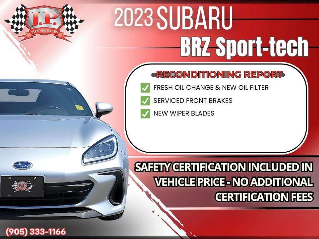 2023 Subaru BRZ Sport-tech Apple CarPlay & Android Auto • Heated Front Seats • Lane Assist • SiriusXM® Satellite Radio • Backup Camera Photo