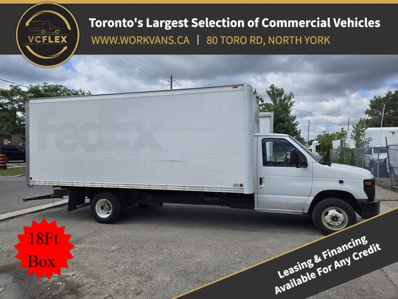 2016 Ford E-450 18Ft Box - Ramp - V8 Gasoline - CERTIFIED Photo0