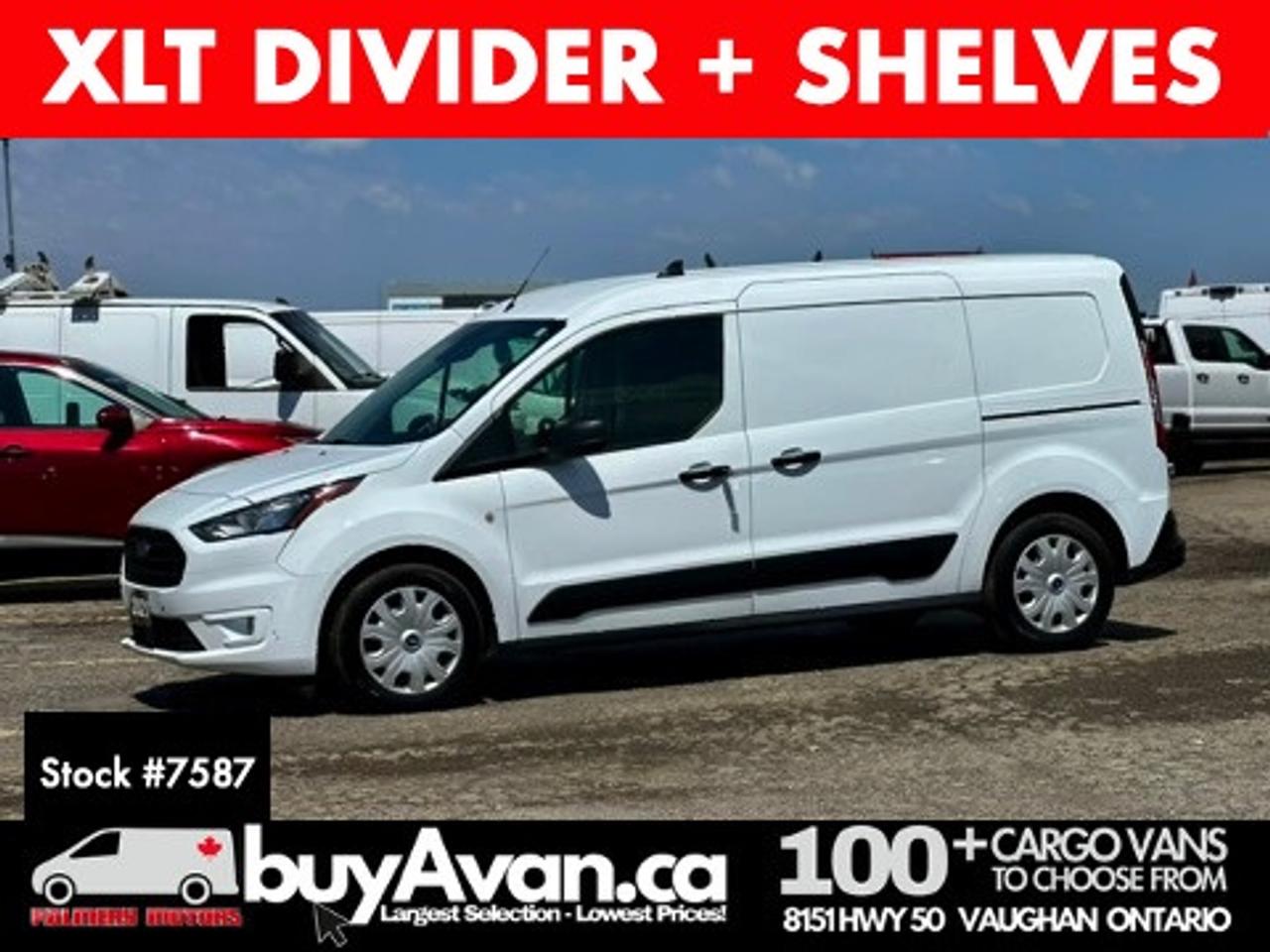 2021 Ford Transit Connect Cargo Van Transit Connect XLT Divider + Shelves Photo