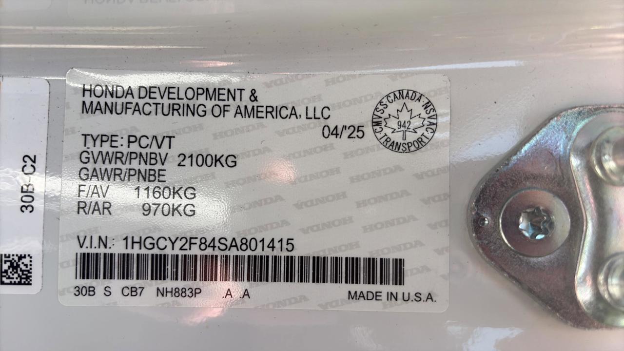 2025 Honda Accord Hybrid Touring eCVT Photo