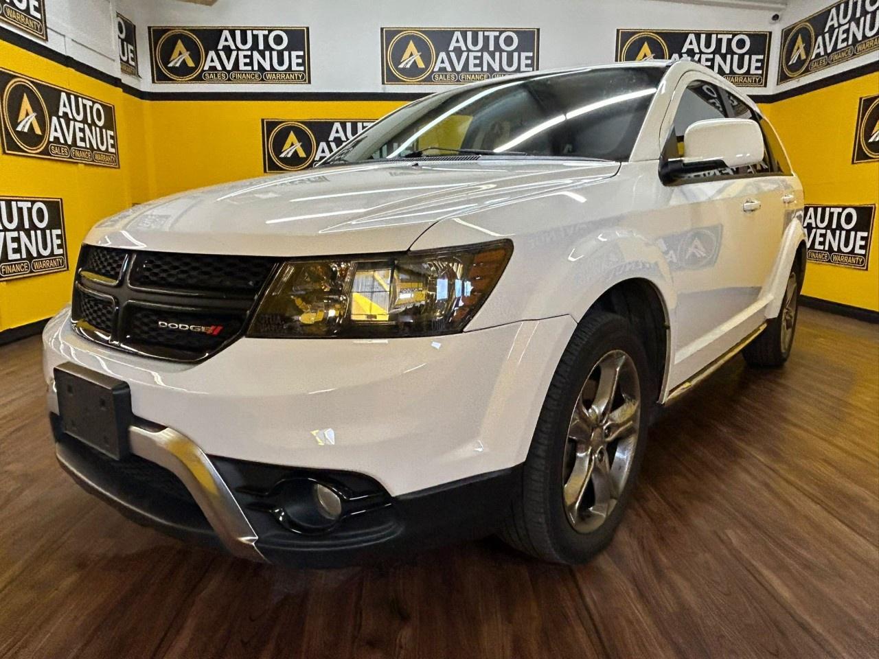 EXPERIENCE VERSATILITY, STYLE, AND EVERYDAY COMFORT WITH THIS 2016 DODGE JOURNEY CROSSROAD. THIS WELLEQUIPPED SUV OFFERS A SMOOTH RIDE, RESPONSIVE HANDLING, AND A SPACIOUS INTERIOR PERFECT FOR DAILY DRIVES OR WEEKEND ADVENTURES. STANDARD FEATURES INCLUDE AIR CONDITIONING, POWER WINDOWS AND LOCKS, CRUISE CONTROL, AND ADVANCED SAFETY SYSTEMS SUCH AS MULTIPLE AIRBAGS AND STABILITY CONTROL FOR PEACE OF MIND ON EVERY TRIP. WITH ITS DISTINCTIVE DESIGN DETAILS AND PRACTICAL CARGO SPACE, THE JOURNEY CROSSROAD DELIVERS BOTH FUNCTIONALITY AND STYLE. DON&rsquo;T WAIT&mdash;CONTACT US TODAY TO SCHEDULE YOUR TEST DRIVE AND EXPERIENCE IT FOR YOURSELF!<br /><br />AUTO AVENUE IS AN AMVIC LICENSED DEALERSHIP, COMMITTED TO PROVIDING EXCEPTIONAL SERVICE AND QUALITY VEHICLES WITH FLEXIBLE PAYMENT OPTIONS. <br/>