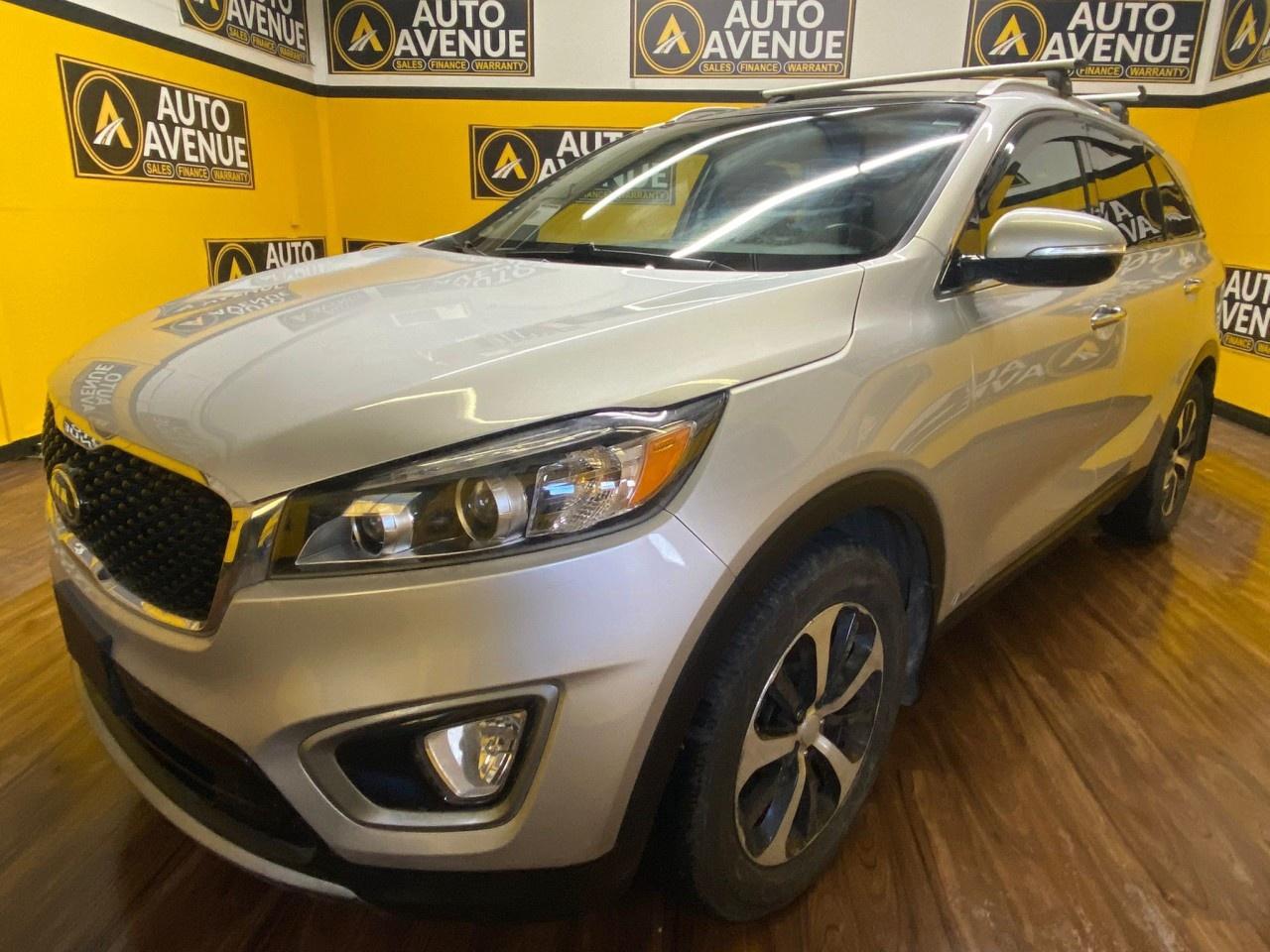 ENJOY POWER, COMFORT, AND VERSATILITY WITH THIS 2016 KIA SORENTO 3.3L EX+. THIS WELLROUNDED SUV OFFERS A SMOOTH AND CONFIDENT RIDE, A SPACIOUS INTERIOR, AND A STRONG 3.3L ENGINE PERFECT FOR DAILY COMMUTES, FAMILY ADVENTURES, OR ROAD TRIPS. STANDARD FEATURES INCLUDE AIR CONDITIONING, POWER WINDOWS AND LOCKS, CRUISE CONTROL, AND ADVANCED SAFETY SYSTEMS SUCH AS MULTIPLE AIRBAGS AND STABILITY CONTROL FOR PEACE OF MIND ON EVERY DRIVE. WITH ITS GENEROUS CARGO SPACE, COMFORTABLE CABIN, AND USERFRIENDLY DESIGN, THE SORENTO DELIVERS BOTH STYLE AND FUNCTIONALITY. DON&rsquo;T WAIT&mdash;CONTACT US TODAY TO SCHEDULE YOUR TEST DRIVE AND EXPERIENCE IT FOR YOURSELF!<br /><br />AUTO AVENUE IS AN AMVIC LICENSED DEALERSHIP, COMMITTED TO PROVIDING EXCEPTIONAL SERVICE AND QUALITY VEHICLES WITH FLEXIBLE PAYMENT OPTIONS. <br/>