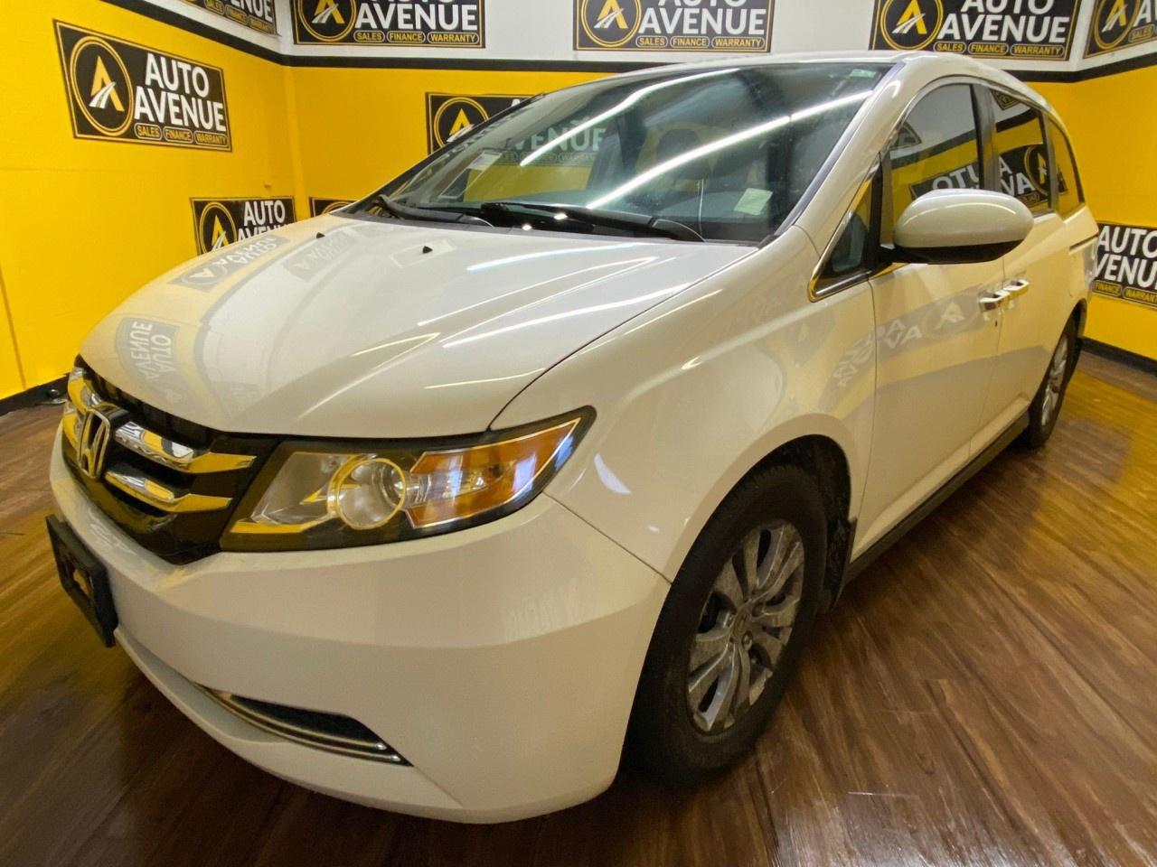 Auto Avenue Airdrie is proud to present this 2015 Honda Odyssey EX w/RES &mdash; a practical, comfortable, and family-focused minivan designed to deliver reliability, space, and everyday convenience.<br /><br />Powered by an automatic transmission and Front-Wheel Drive, the Odyssey provides smooth, predictable handling and dependable performance. Its 3.5L i-VTEC V6 engine offers strong power for highway travel, commuting, or hauling passengers and cargo with ease.<br /><br />Inside, the Tan interior creates a warm and inviting cabin with the versatility the Odyssey is known for. The EX w/RES trim adds valuable family-friendly features, including a Rear Entertainment System, making long drives more enjoyable for passengers. With its spacious seating, smart layout, and Honda&rsquo;s reputation for durability, this Odyssey is built to support busy lifestyles.<br /><br />Finished in a clean White exterior, this minivan carries a refined and timeless look. With its proven reliability, generous interior room, and thoughtful features, the Odyssey EX w/RES remains an excellent choice for families needing comfort and practicality.<br /><br />AUTO AVENUE IS AN AMVIC LICENSED DEALERSHIP, COMMITTED TO PROVIDING EXCEPTIONAL SERVICE AND QUALITY VEHICLES WITH FLEXIBLE PAYMENT OPTIONS.<br /><br />GIVE US A CALL AT (403) 438-8884 OR EMAIL SALES@AUTOAVENUE.COM. WE&rsquo;RE LOCATED AT 211 EAST LAKE CRESCENT NE, AIRDRIE, AB T4A 2H7.<br /><br />AUTO AVENUE: YOUR DESTINATION FOR QUALITY CARS AND FLEXIBLE PAYMENTS.